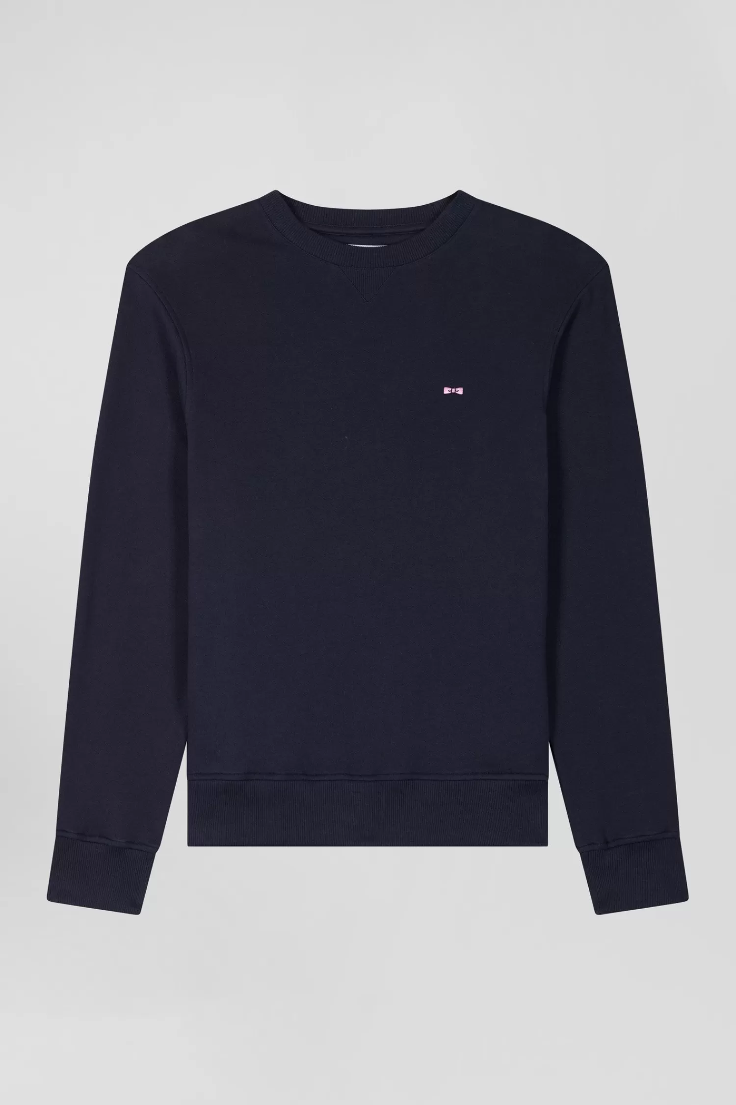 Eden Park Regular navy brushed cotton fleece sweatshirt< Sweatshirts