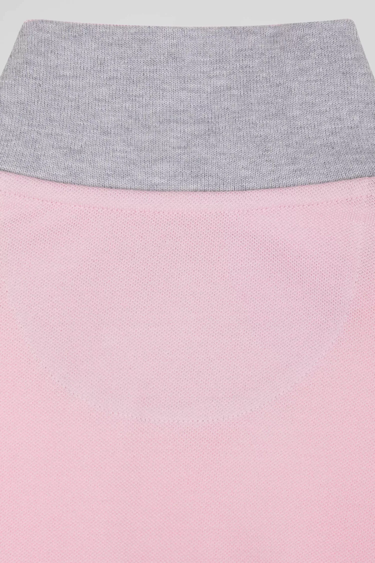 Eden Park Regular pink bicolor long-sleeved cotton piqué polo shirt< Polos