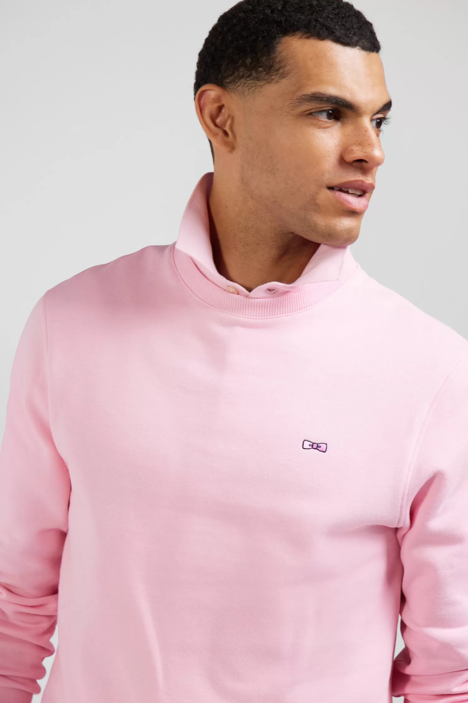 regular_pink_brushed_cotton_fleece_sweatshirt_2.webp Eden Park Regular pink brushed cotton fleece sweatshirt< Sweatshirts