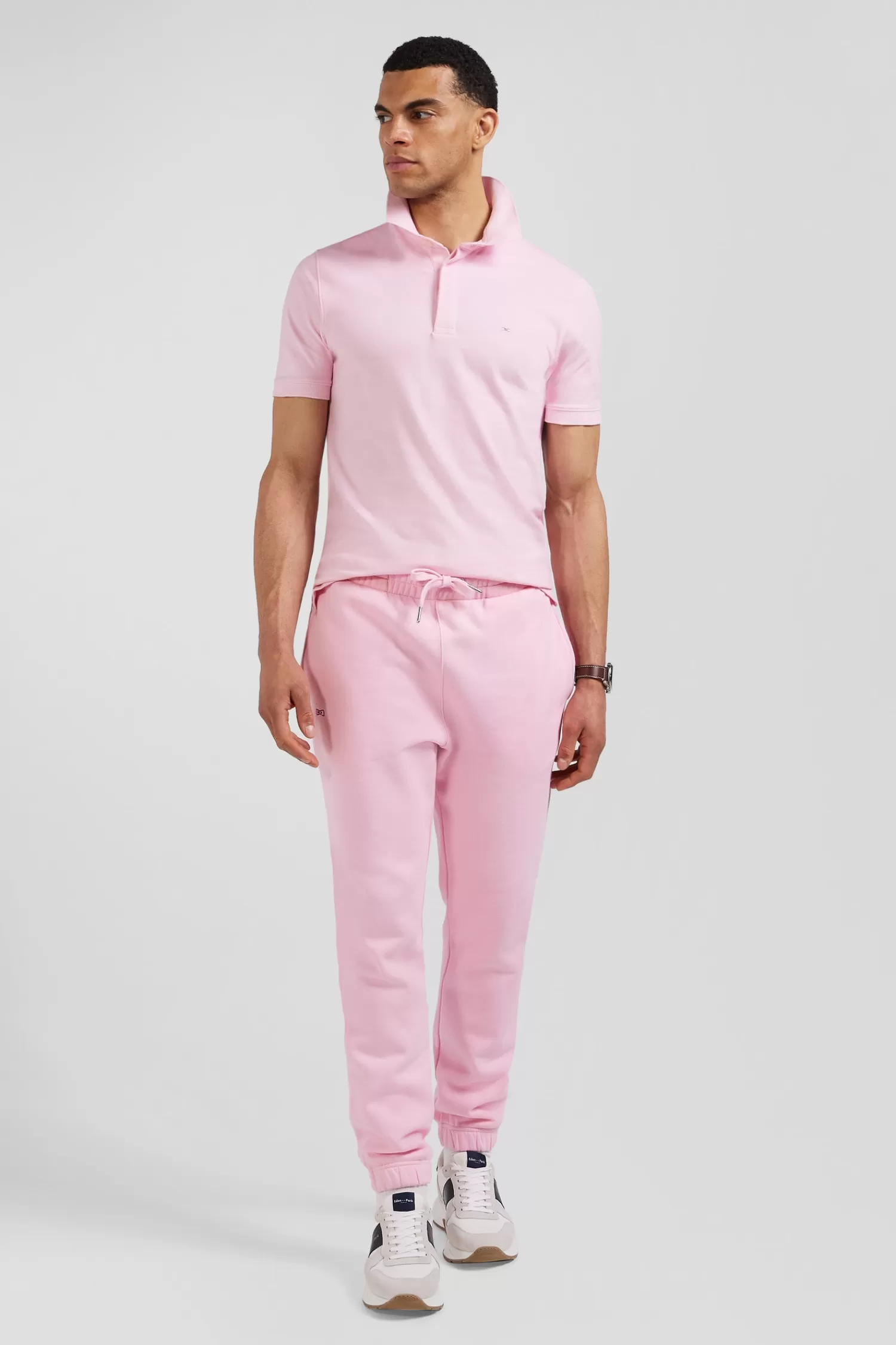 regular_pink_brushed_fleece_jogging_bottoms_2.webp Eden Park Regular pink brushed fleece jogging bottoms< Pants