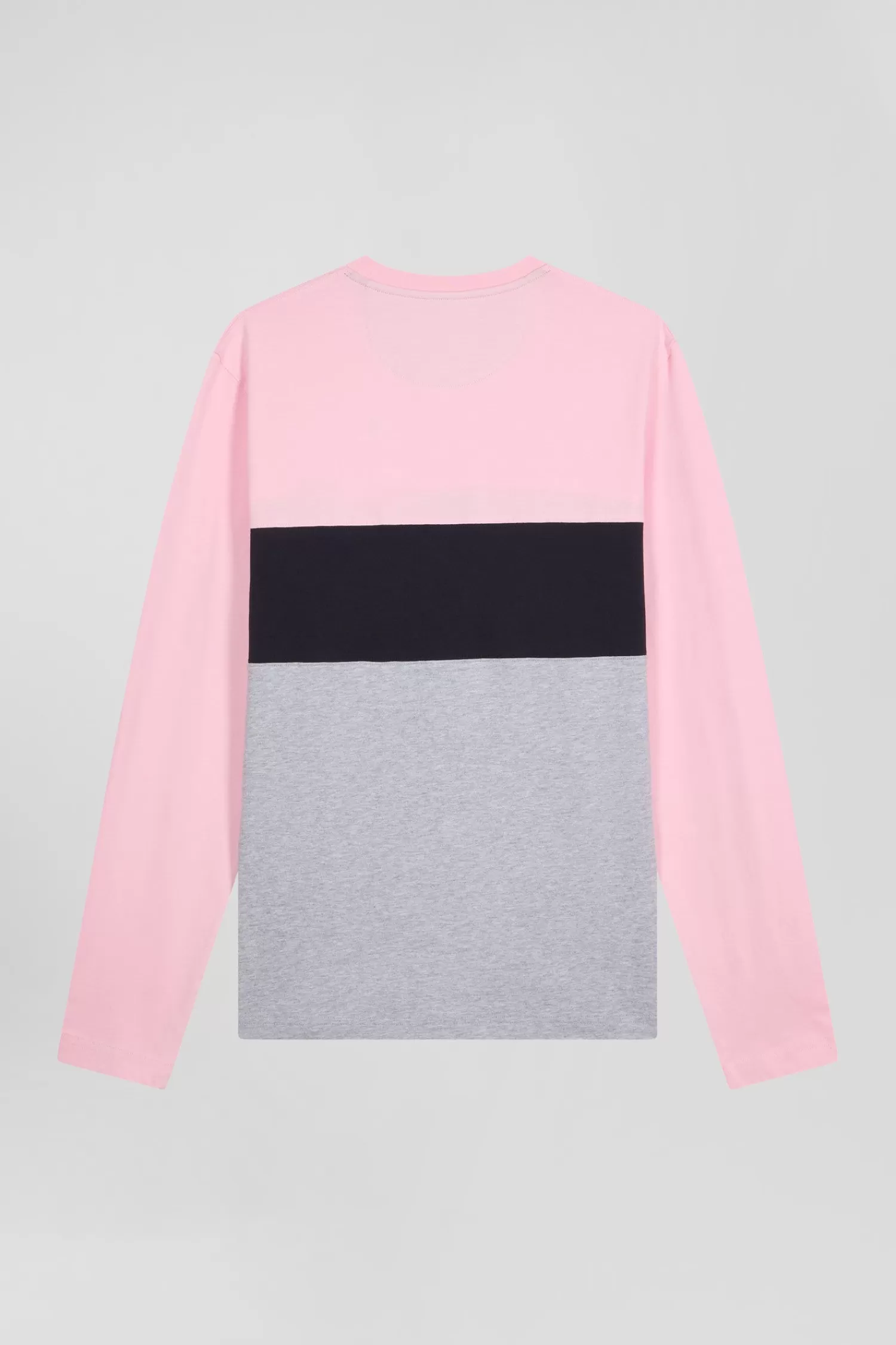 regular_pink_colorblock_longsleeved_cotton_tshirt_3.webp Eden Park Regular pink colorblock long-sleeved cotton T-shirt< T-shirts