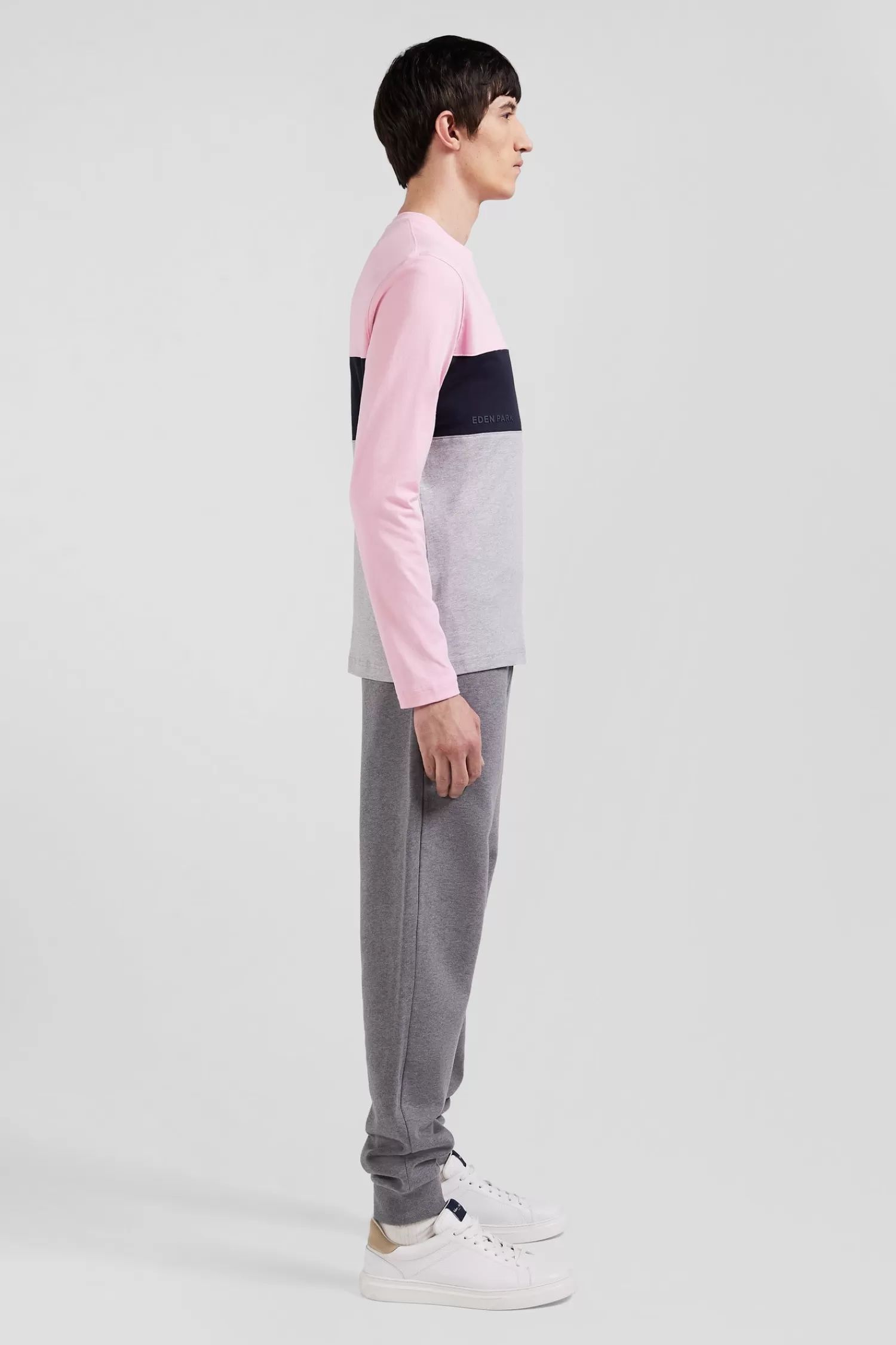 regular_pink_colorblock_longsleeved_cotton_tshirt_4.webp Eden Park Regular pink colorblock long-sleeved cotton T-shirt< T-shirts