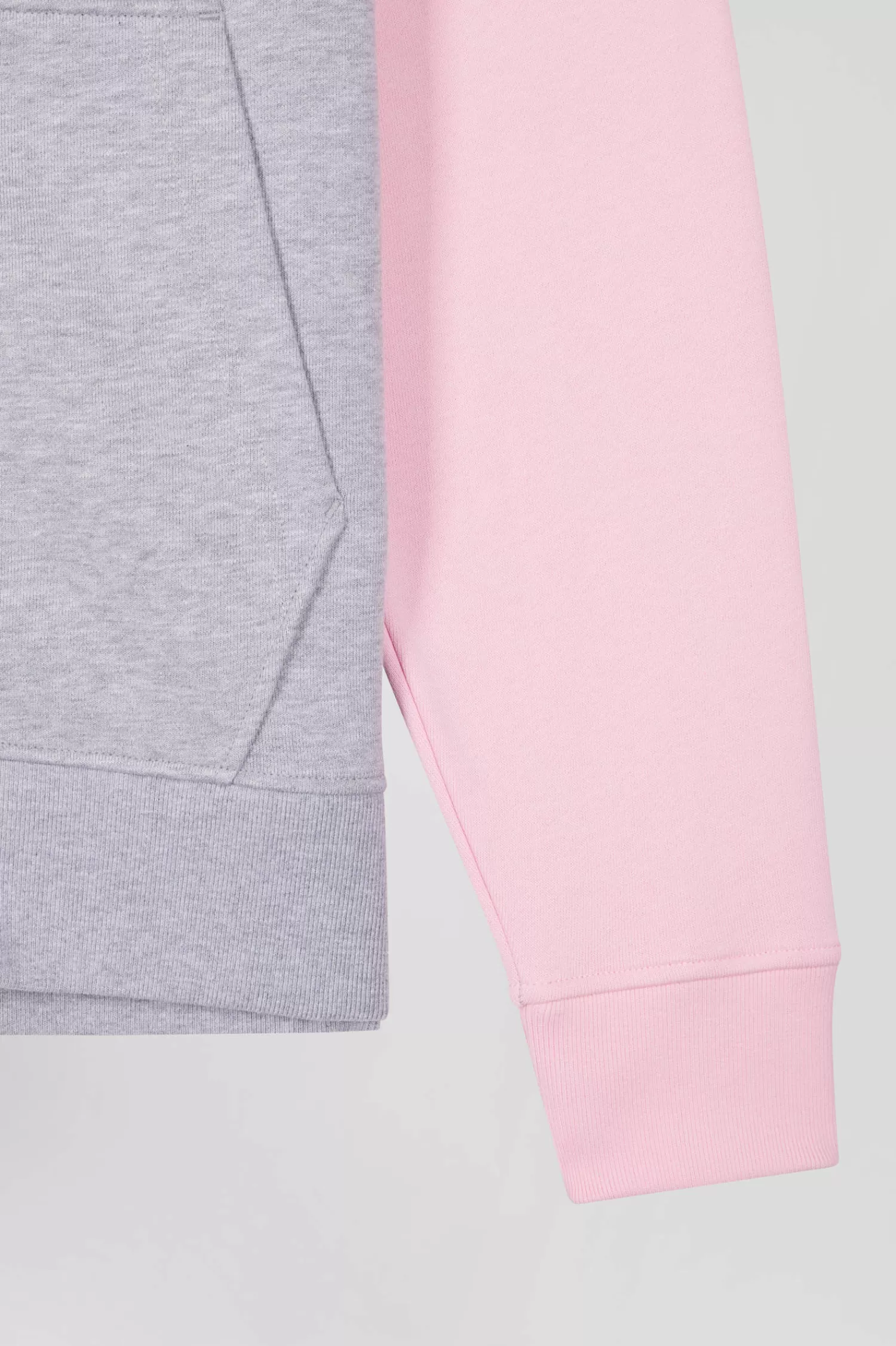 regular_pink_colorblock_zipped_cotton_hoodie_8.webp Eden Park Regular pink colorblock zipped cotton hoodie< Sweatshirts