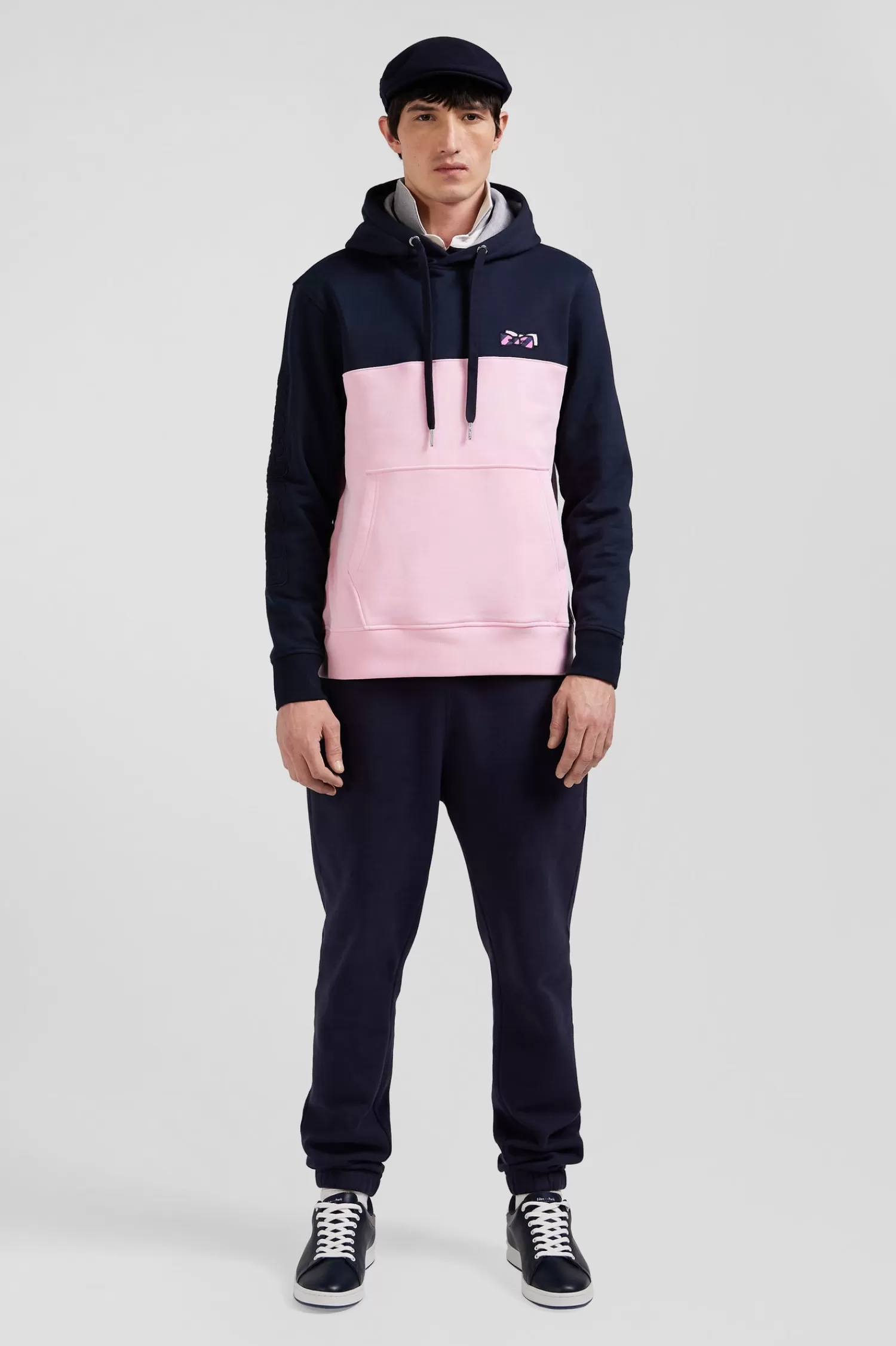 Eden Park Regular pink cotton hoodie< Sweatshirts