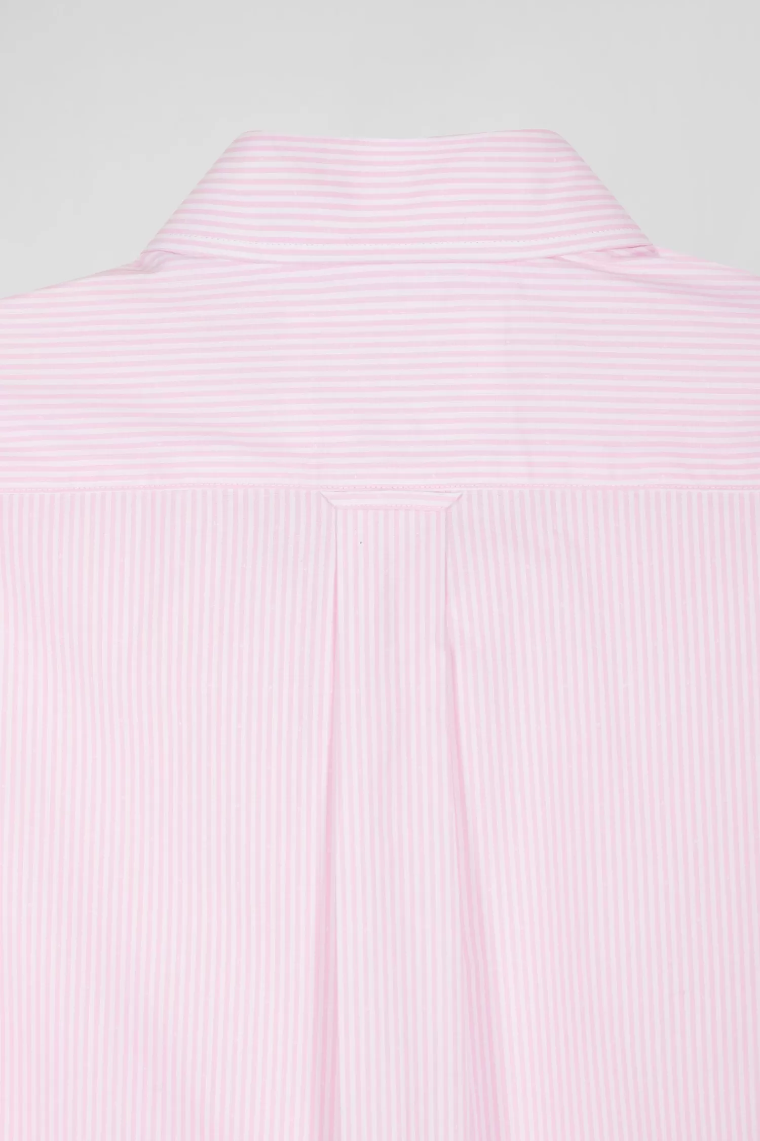 regular_pink_striped_cotton_jacquard_shirt_7.webp Eden Park Regular pink striped cotton jacquard shirt< Shirts