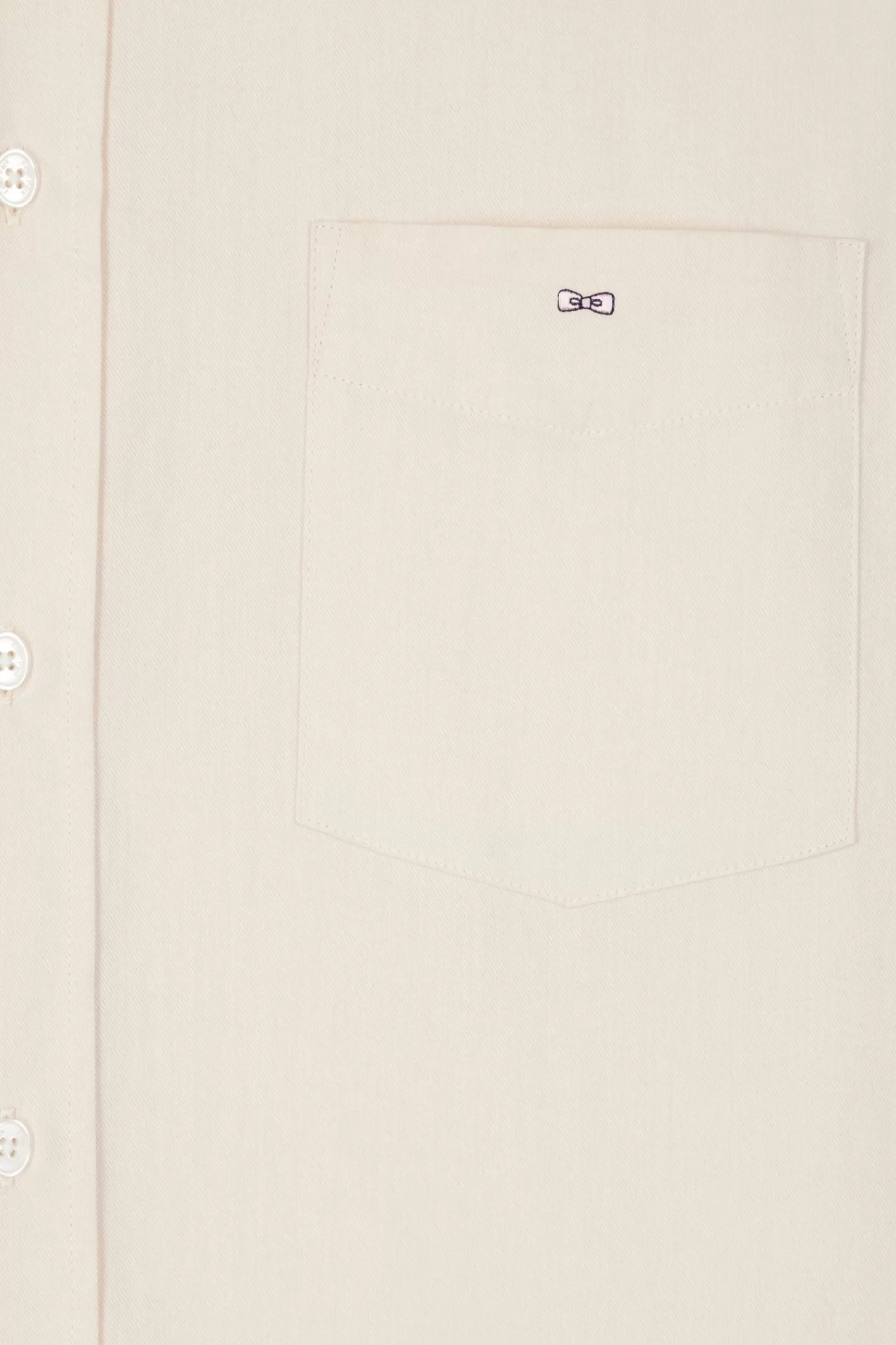 regular_plain_beige_cotton_twill_shirt_with_buttondown_collar_7.webp Eden Park Regular plain beige cotton twill shirt with button-down collar< Shirts