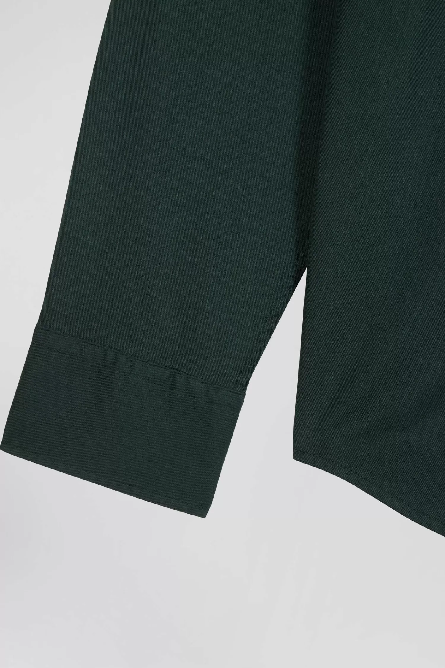 regular_plain_green_piqu_cotton_shirt_7.webp Eden Park Regular plain green piqué cotton shirt< Shirts