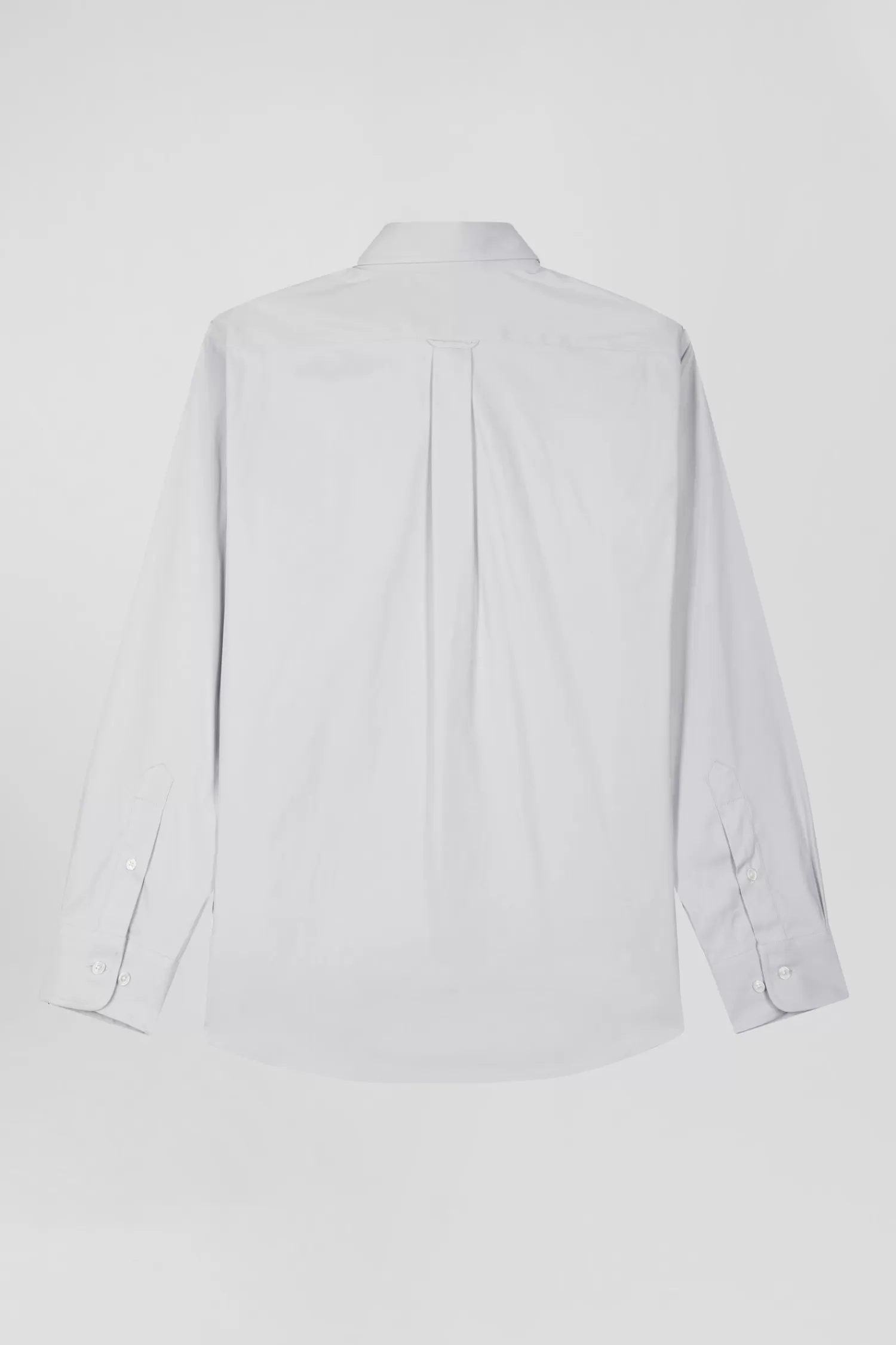 regular_plain_grey_mixed_stretch_cotton_shirt_3.webp Eden Park Regular plain grey mixed stretch cotton shirt< Shirts