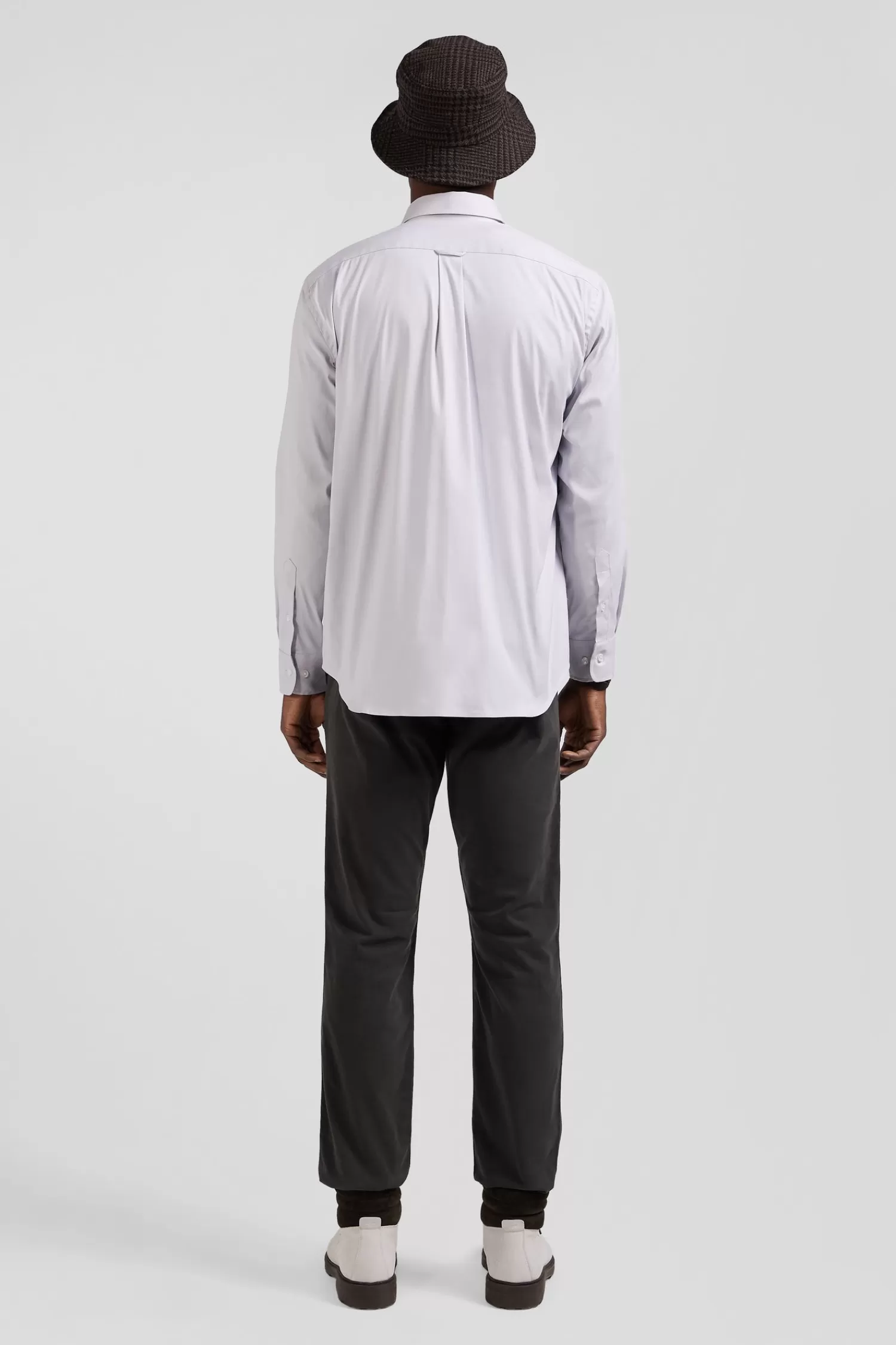 regular_plain_grey_mixed_stretch_cotton_shirt_5.webp Eden Park Regular plain grey mixed stretch cotton shirt< Shirts