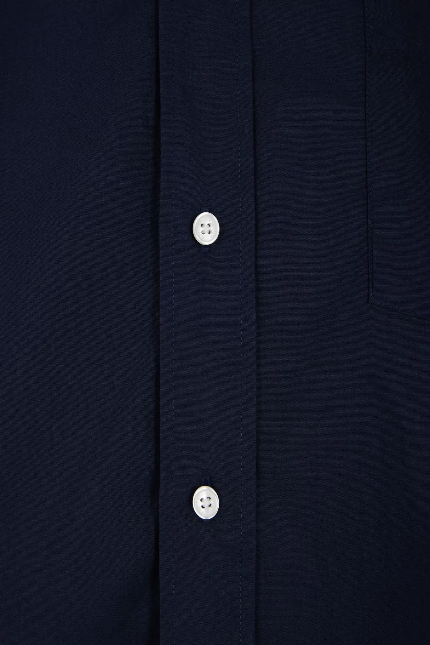 regular_plain_navy_blue_cotton_poplin_shirt_3.webp Eden Park Regular plain navy blue cotton poplin shirt< Shirts