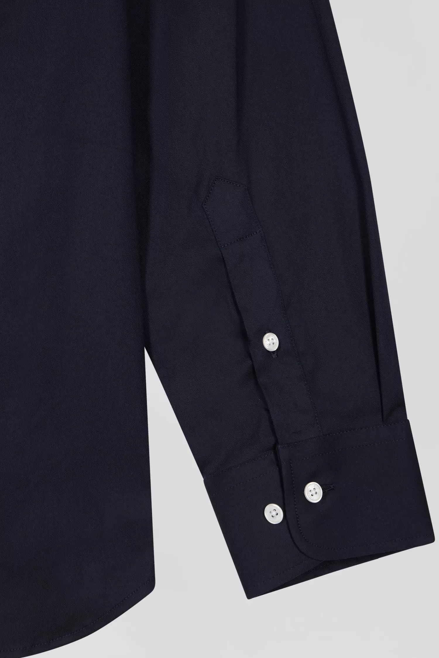 regular_plain_navy_blue_mixed_stretch_cotton_shirt_7.webp Eden Park Regular plain navy blue mixed stretch cotton shirt< Shirts