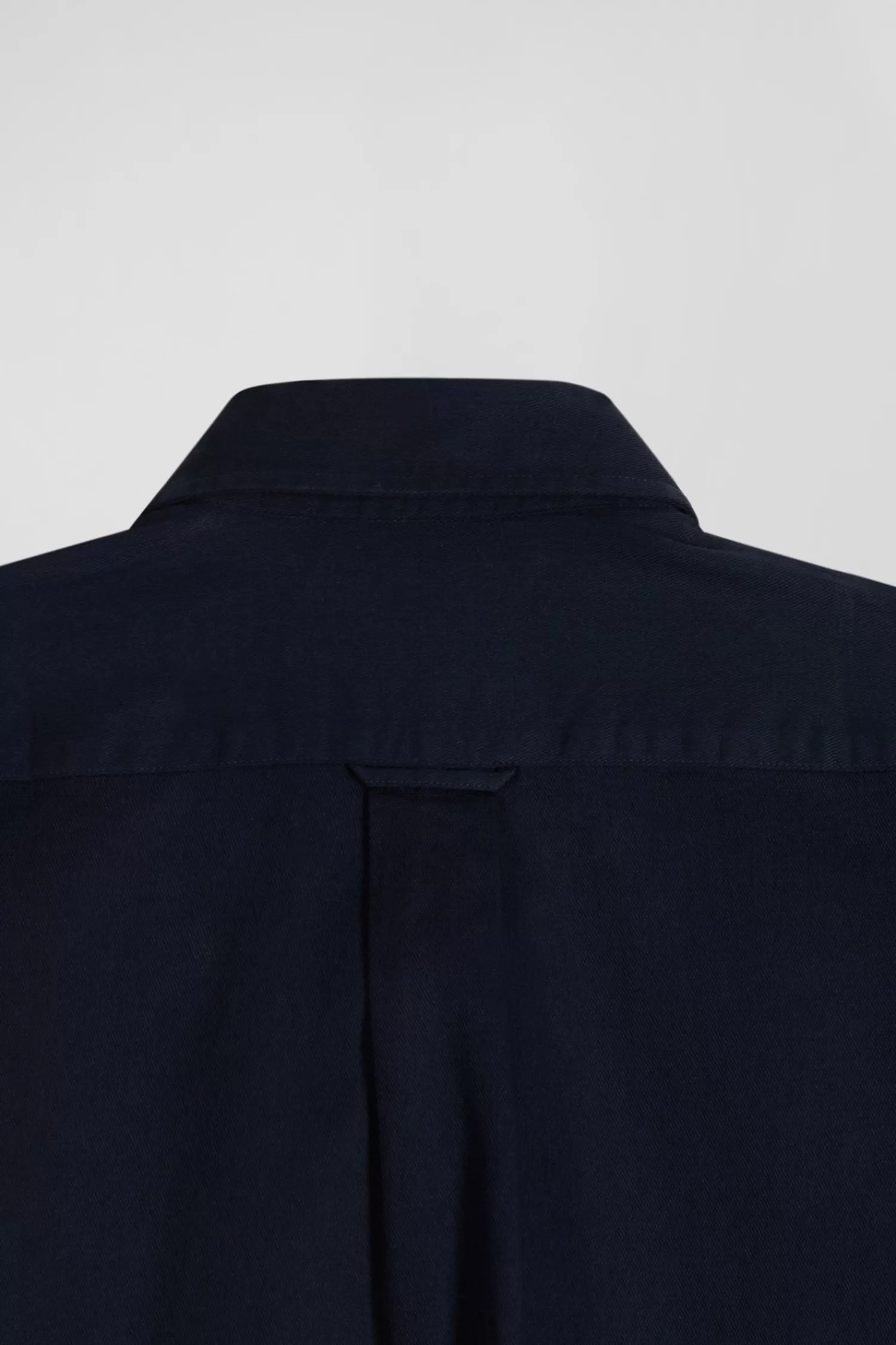 regular_plain_navy_blue_piqu_cotton_shirt_8.webp Eden Park Regular plain navy blue piqué cotton shirt< Shirts