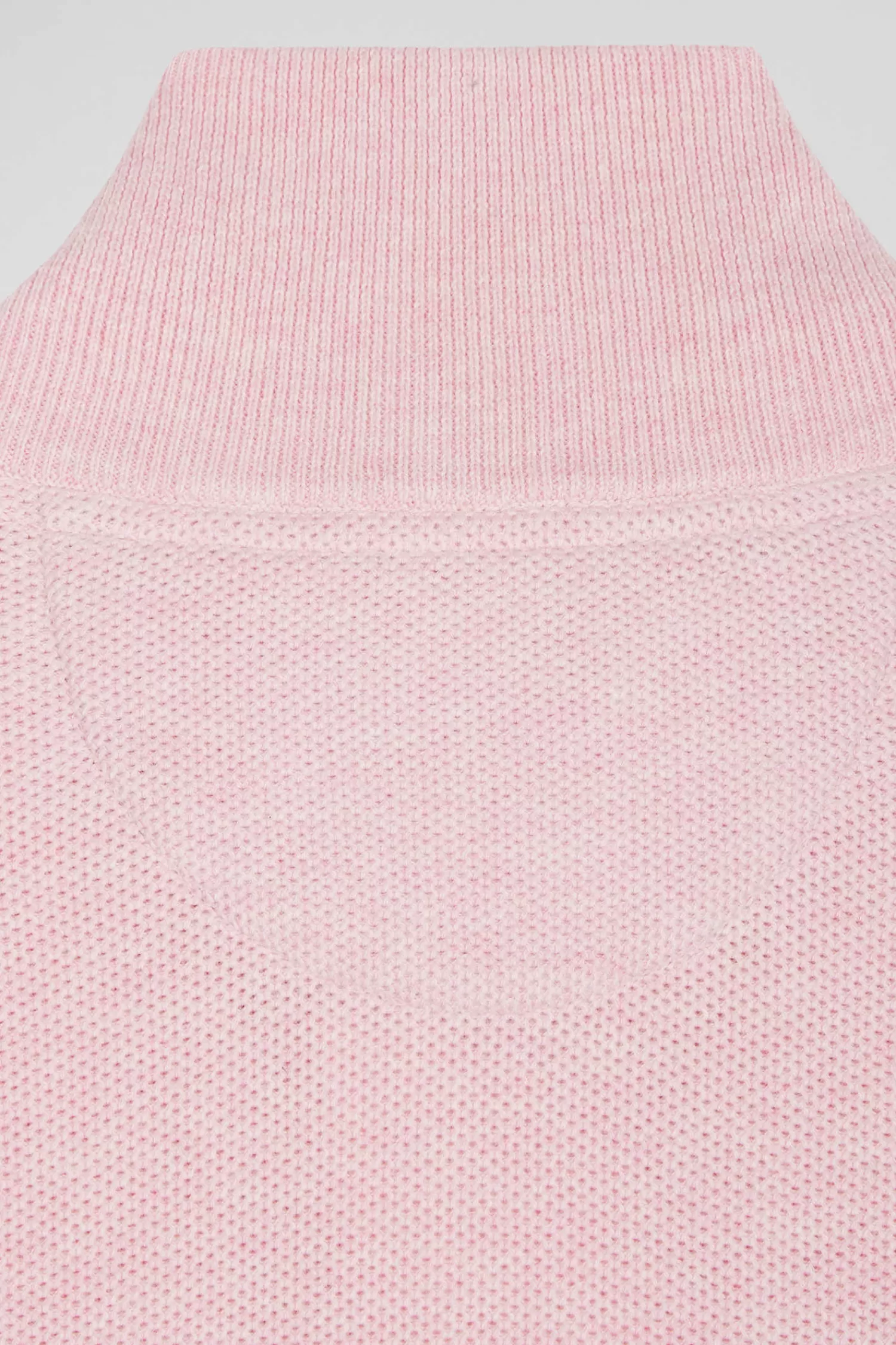 regular_plain_pink_cotton_high_collar_zipped_cardigan_8.webp Eden Park Regular plain pink cotton high collar zipped cardigan< Cardigans