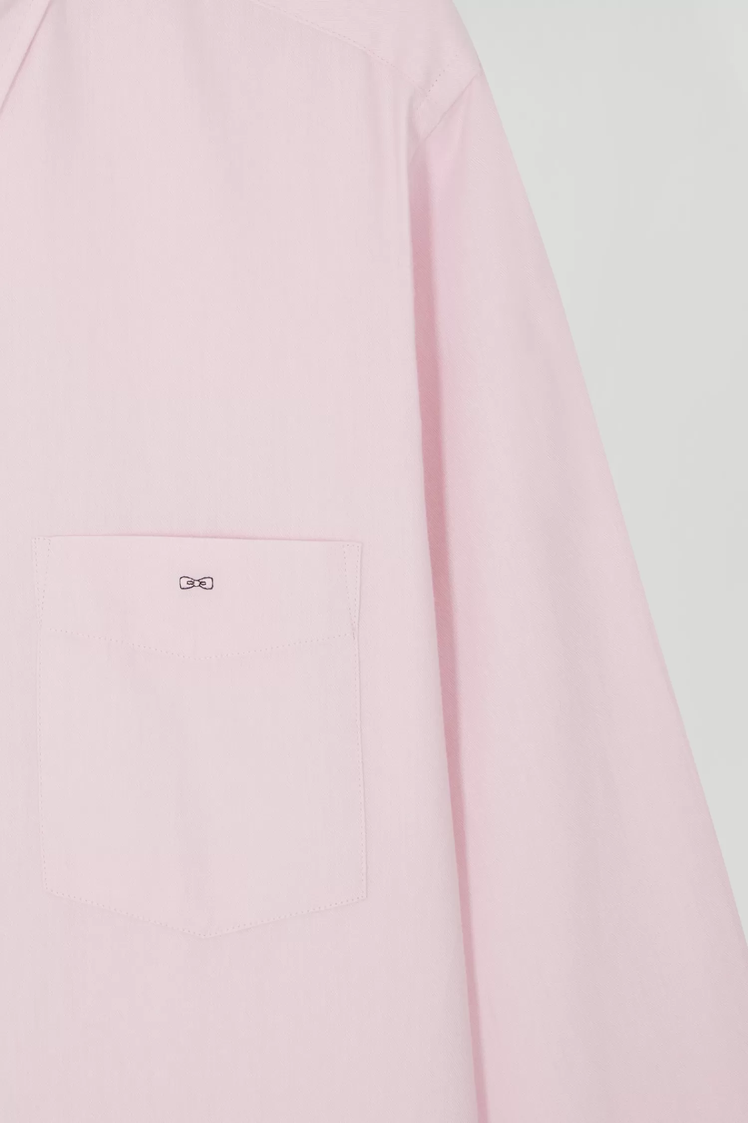 regular_plain_pink_cotton_twill_shirt_with_buttondown_collar_3.webp Eden Park Regular plain pink cotton twill shirt with button-down collar< Shirts