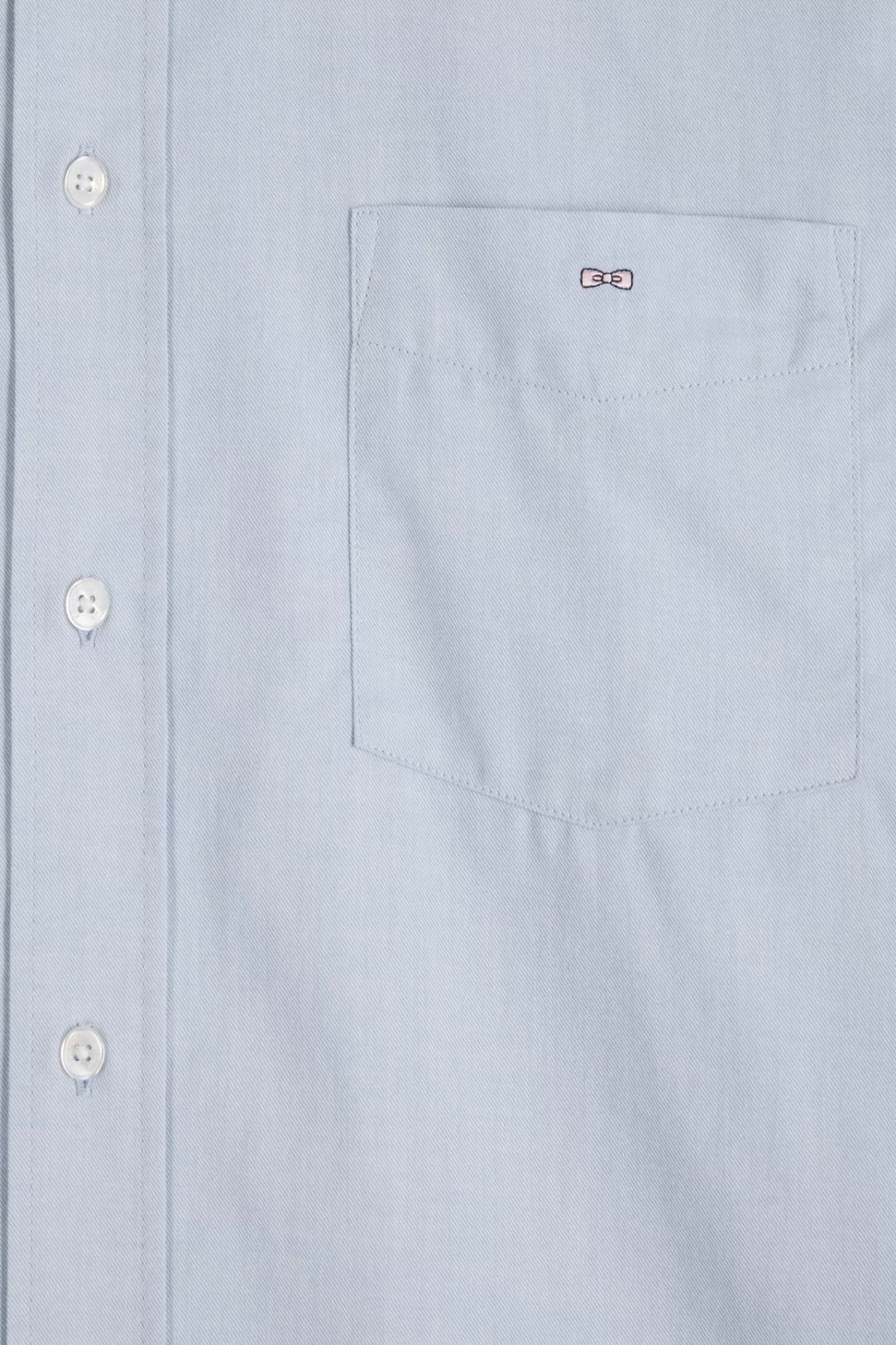 regular_plain_sky_blue_cotton_twill_shirt_with_buttondown_collar_7.webp Eden Park Regular plain sky blue cotton twill shirt with button-down collar< Shirts