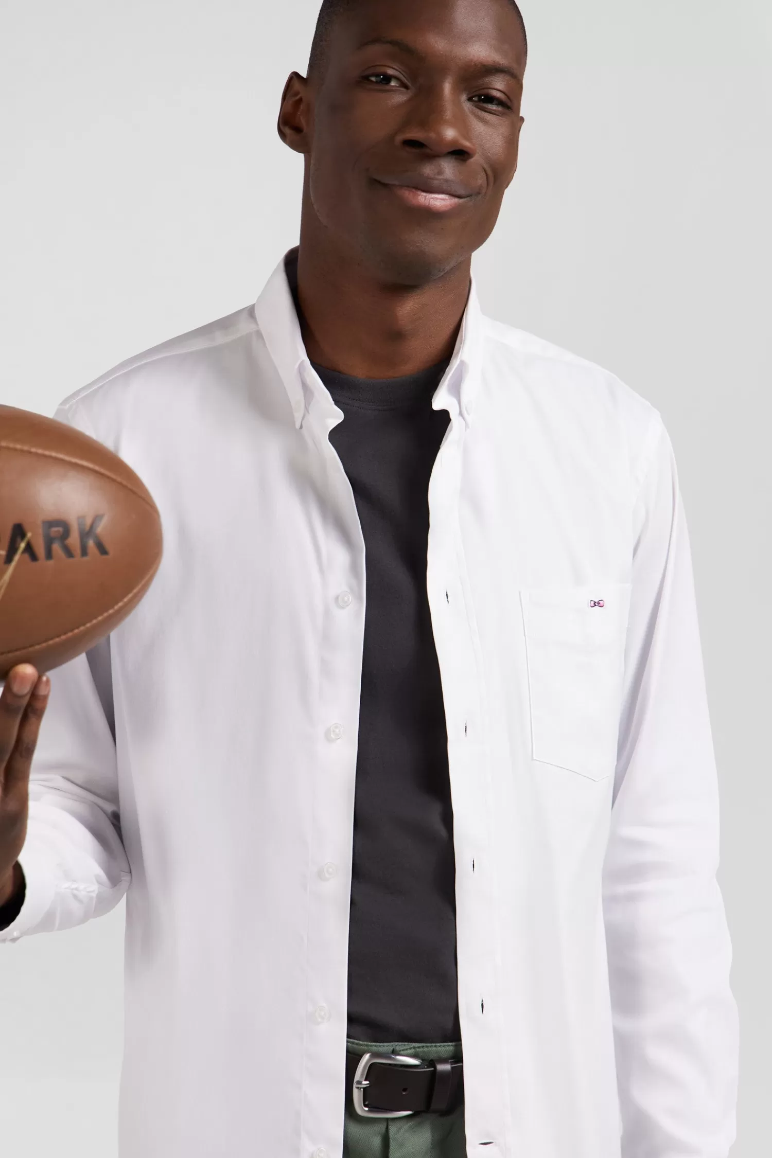 regular_plain_white_mixed_stretch_cotton_shirt_2.webp Eden Park Regular plain white mixed stretch cotton shirt< Shirts