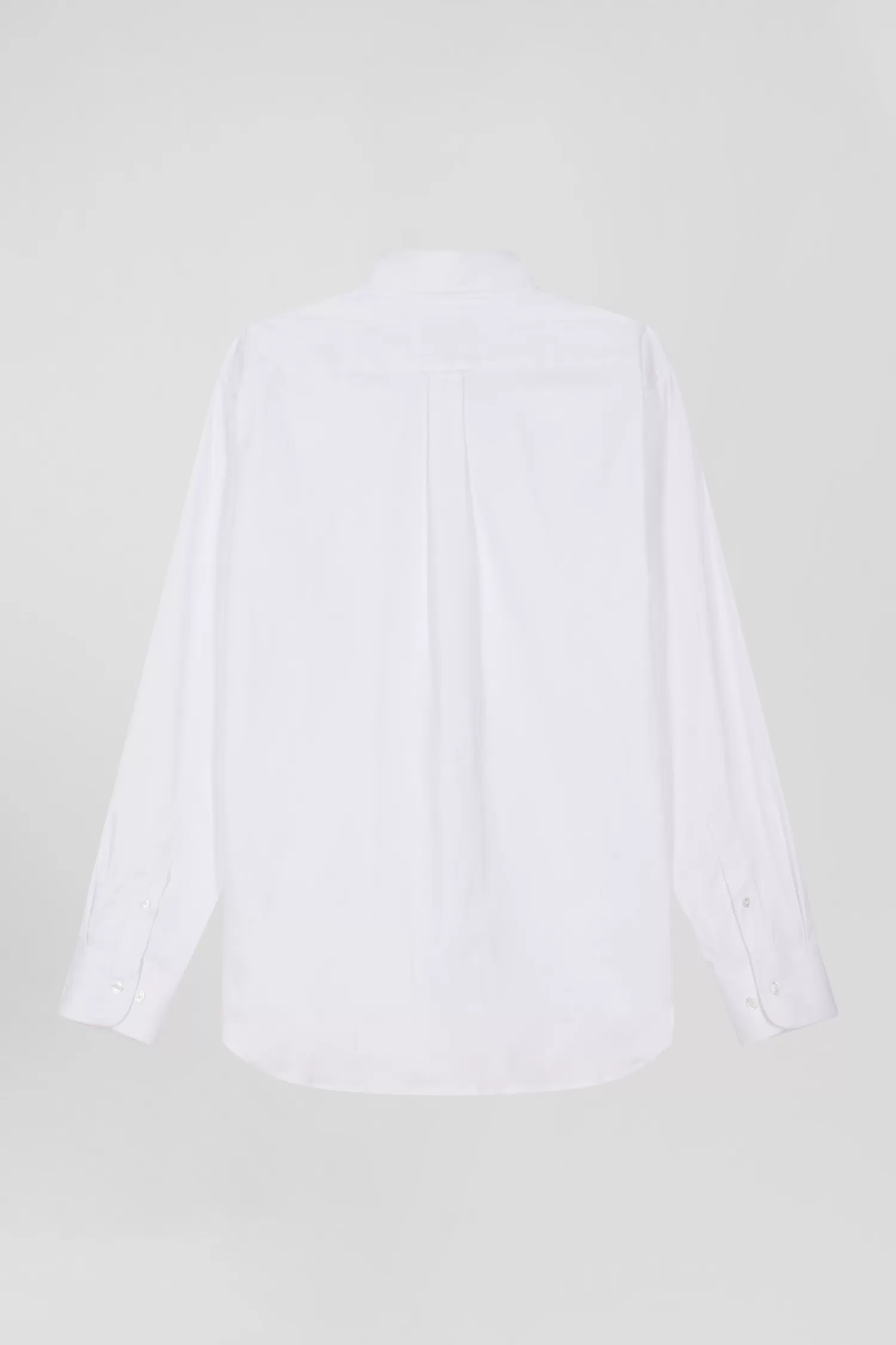 regular_plain_white_mixed_stretch_cotton_shirt_3.webp Eden Park Regular plain white mixed stretch cotton shirt< Shirts