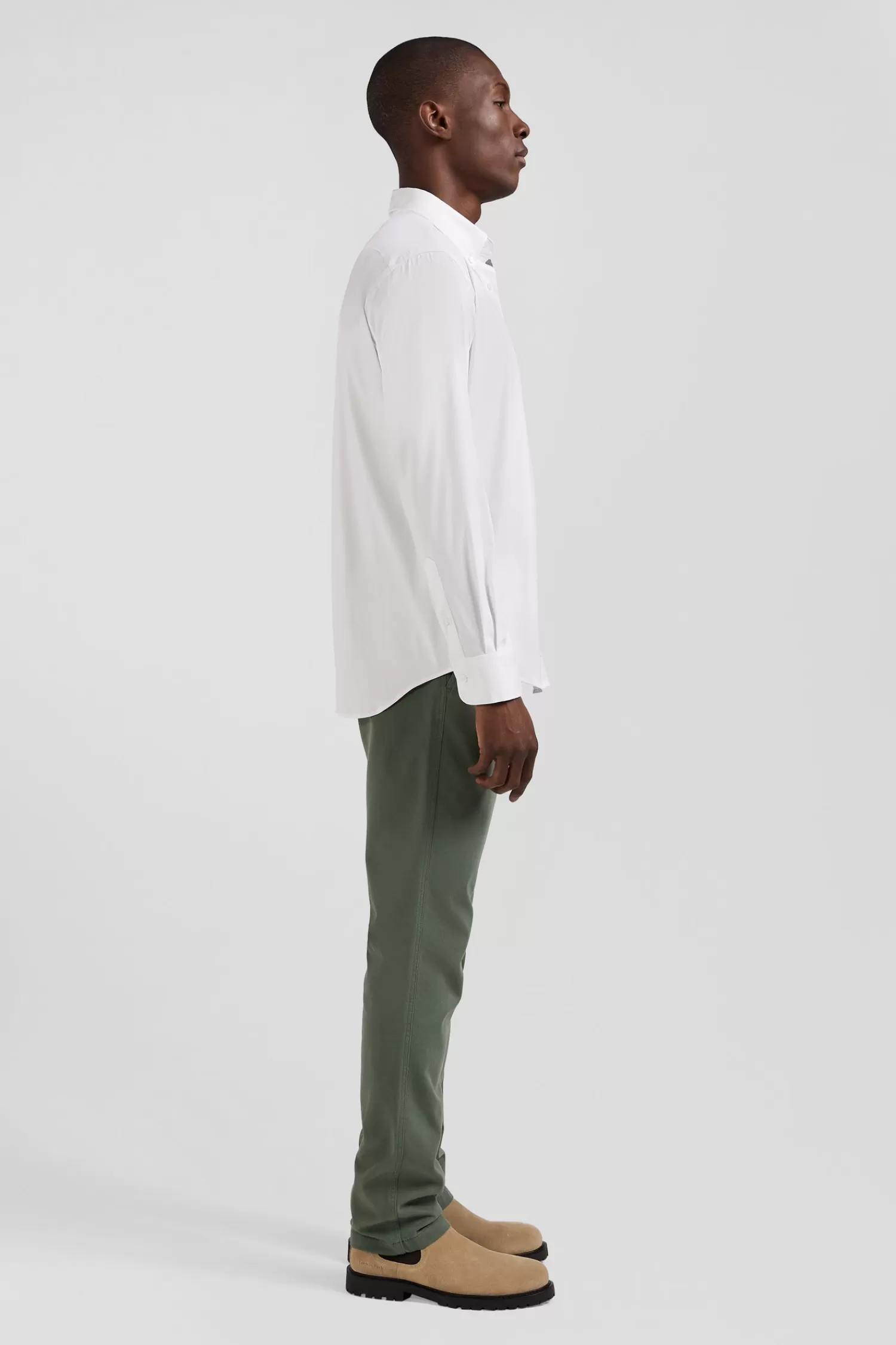 regular_plain_white_mixed_stretch_cotton_shirt_4.webp Eden Park Regular plain white mixed stretch cotton shirt< Shirts