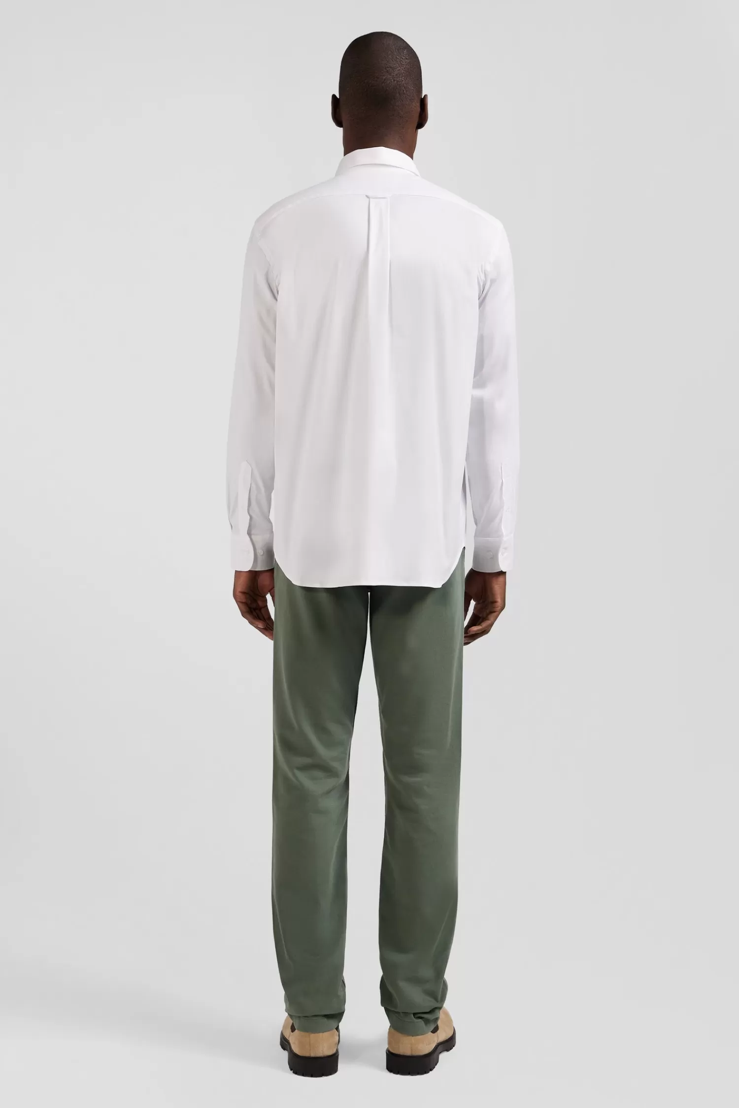 regular_plain_white_mixed_stretch_cotton_shirt_5.webp Eden Park Regular plain white mixed stretch cotton shirt< Shirts
