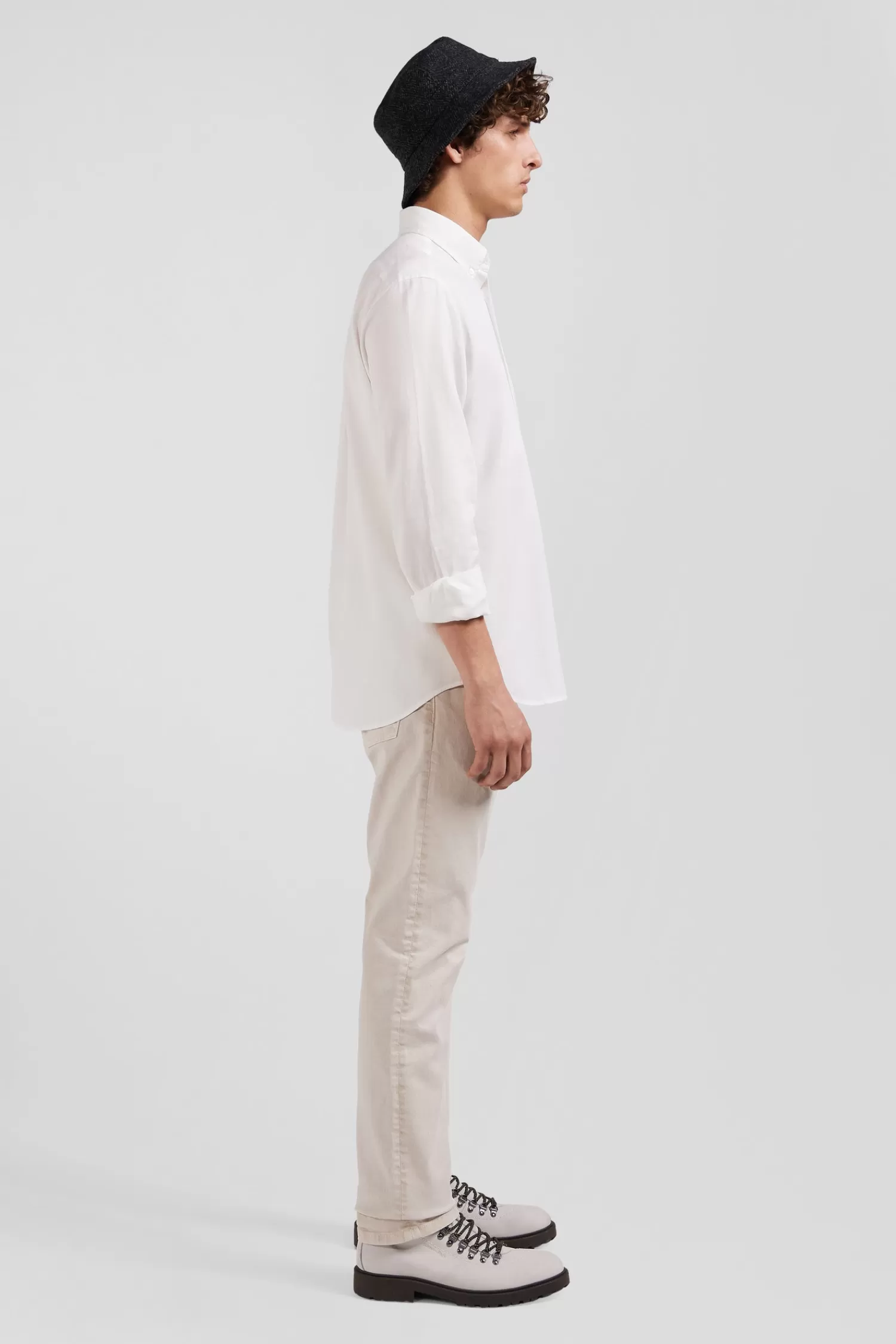 regular_plain_white_piqu_cotton_shirt_4.webp Eden Park Regular plain white piqué cotton shirt< Shirts