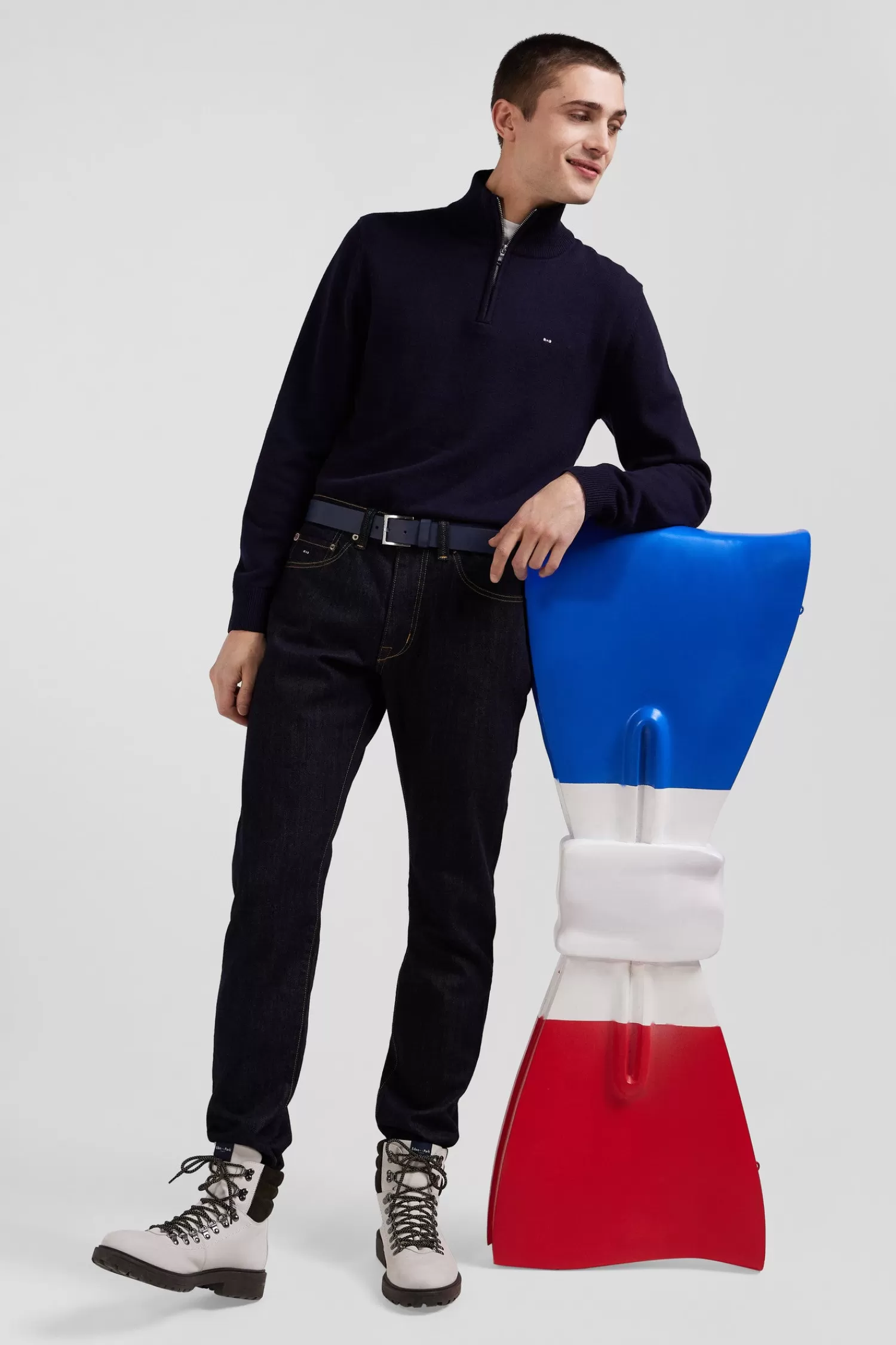 regular_raw_stretch_denim_jeans_2.webp Eden Park Regular raw stretch denim jeans< Pants