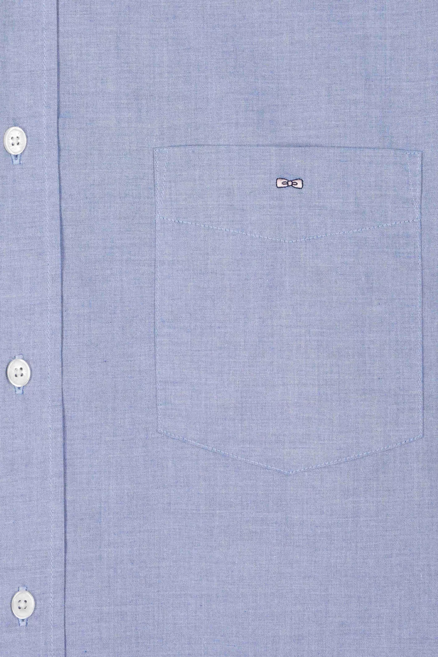 regular_sky_blue_cotton_denim_shirt_with_printed_elbow_patches_7.webp Eden Park Regular sky blue cotton denim shirt with printed elbow patches< Shirts