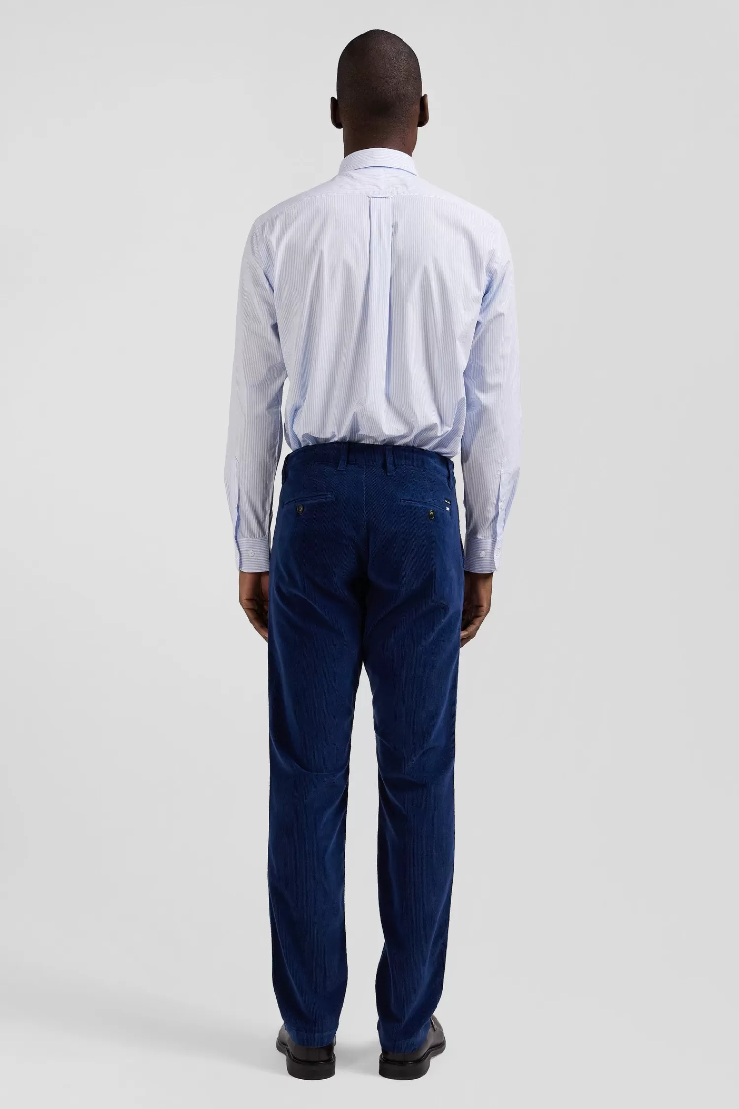 regular_sky_blue_cotton_jacquard_shirt_with_baton_stripes_5.webp Eden Park Regular sky blue cotton jacquard shirt with baton stripes< Shirts