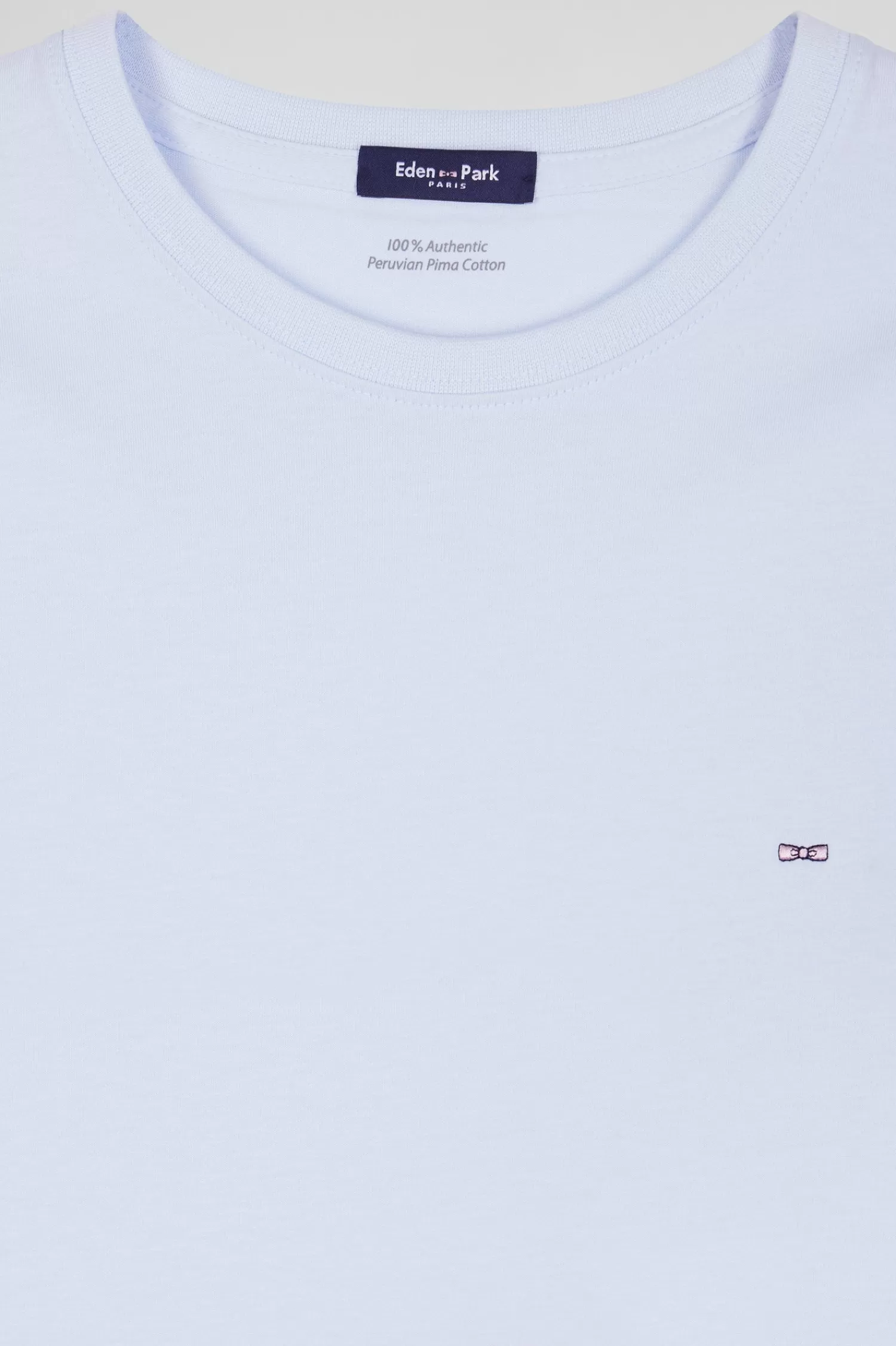 regular_sky_blue_pima_cotton_shortsleeved_tshirt_6.webp Eden Park Regular sky blue Pima cotton short-sleeved T-shirt< T-shirts