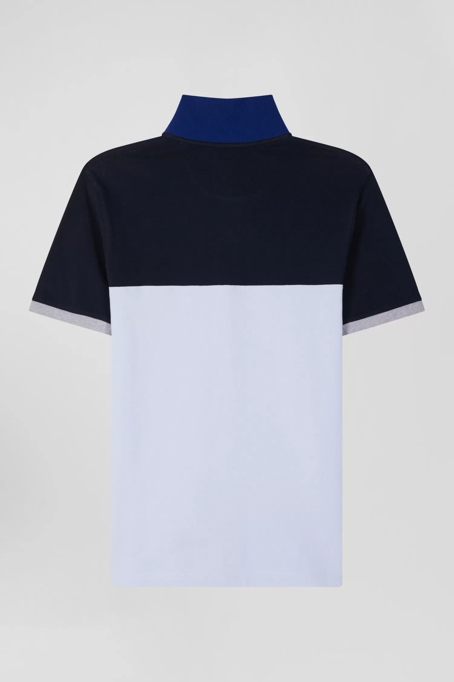 regular_sky_blue_shortsleeved_cotton_piqu_polo_shirt_with_bow_tie_embroidery_and_contrasting_details_3.webp Eden Park Regular sky blue short-sleeved cotton piqué polo shirt with bow tie embroidery and contrasting details< Polos