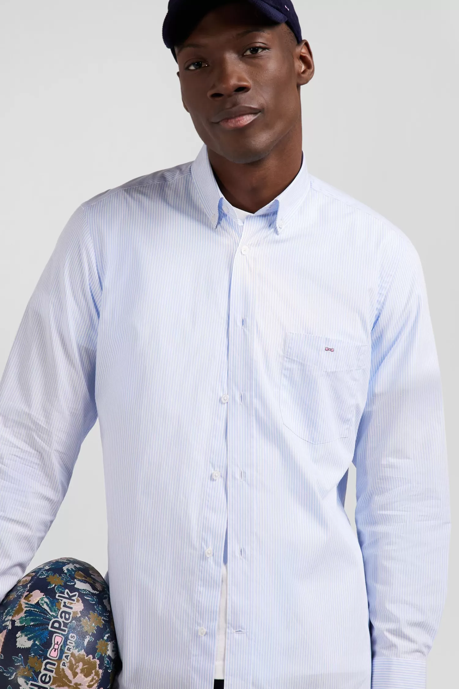 regular_sky_blue_striped_cotton_jacquard_shirt_2-1.webp Eden Park Regular sky blue striped cotton jacquard shirt< Shirts