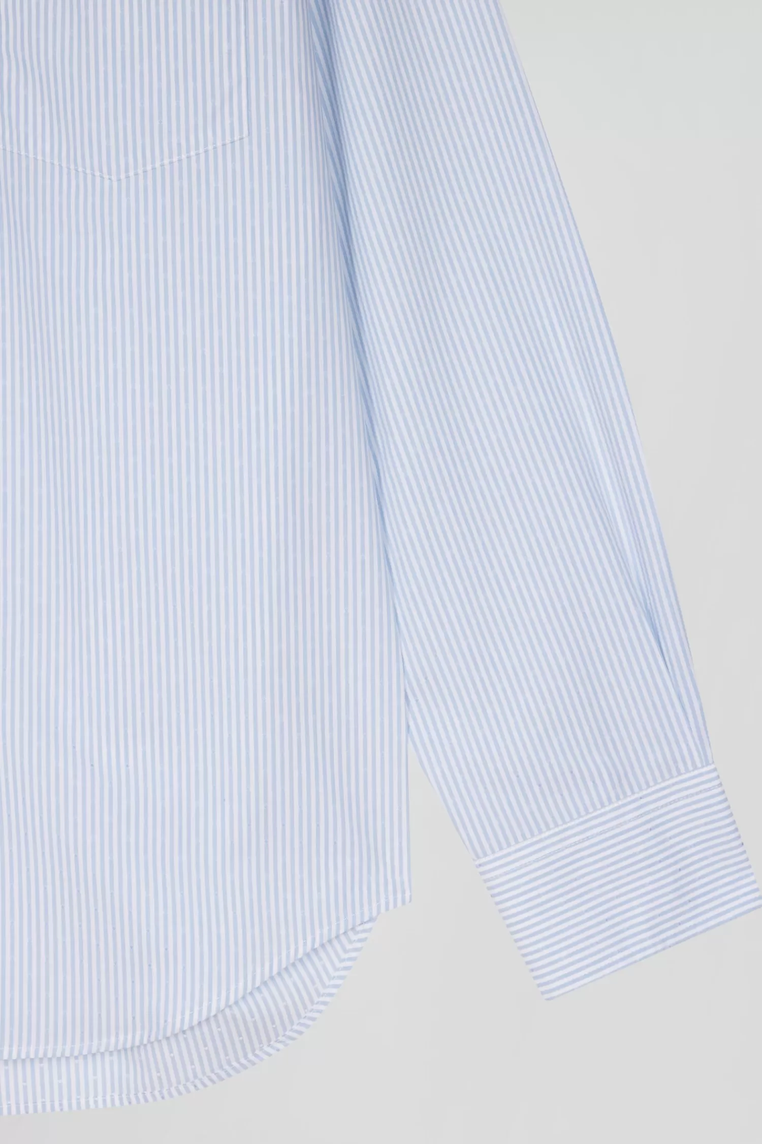 regular_sky_blue_striped_cotton_jacquard_shirt_7.webp Eden Park Regular sky blue striped cotton jacquard shirt< Shirts