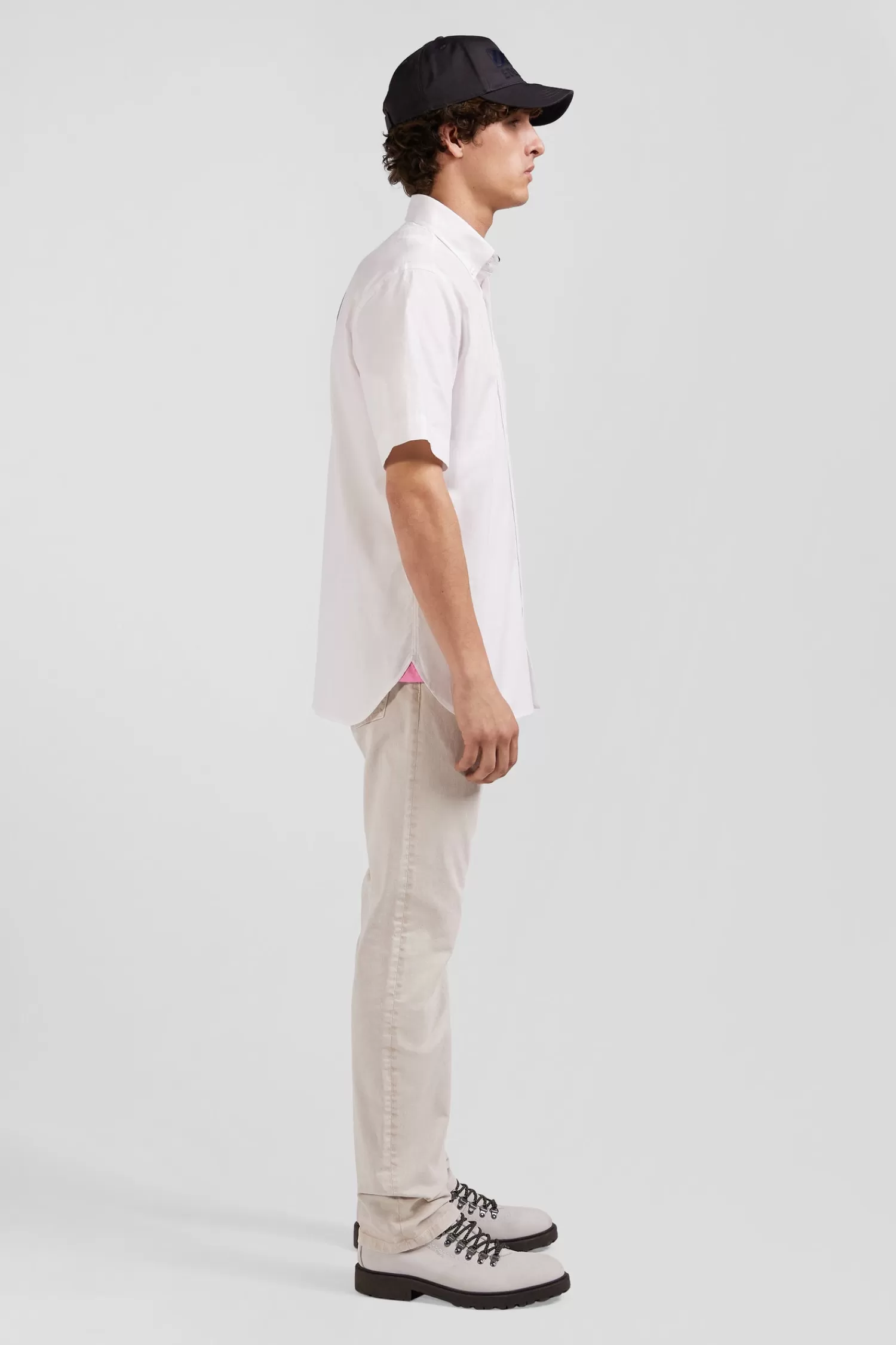regular_white_cotton_shortsleeved_shirt_with_back__embroidery_4.webp Eden Park Regular white cotton short-sleeved shirt with back 10 embroidery< Short-sleeved Shirts
