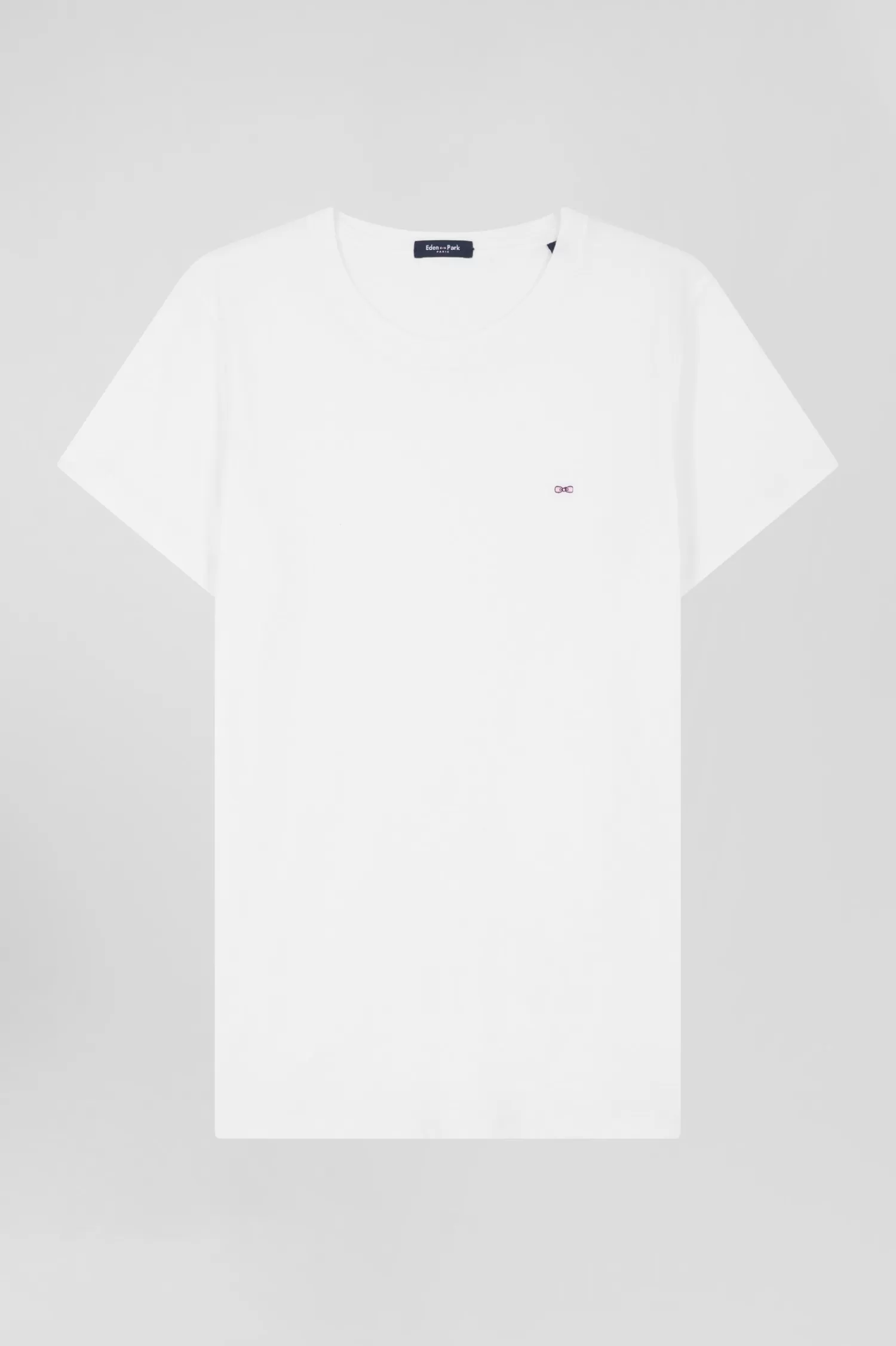 regular_womens_white_shortsleeved_cotton_tshirt_0.webp Eden Park Regular women's white short-sleeved cotton T-shirt<Women T-shirts