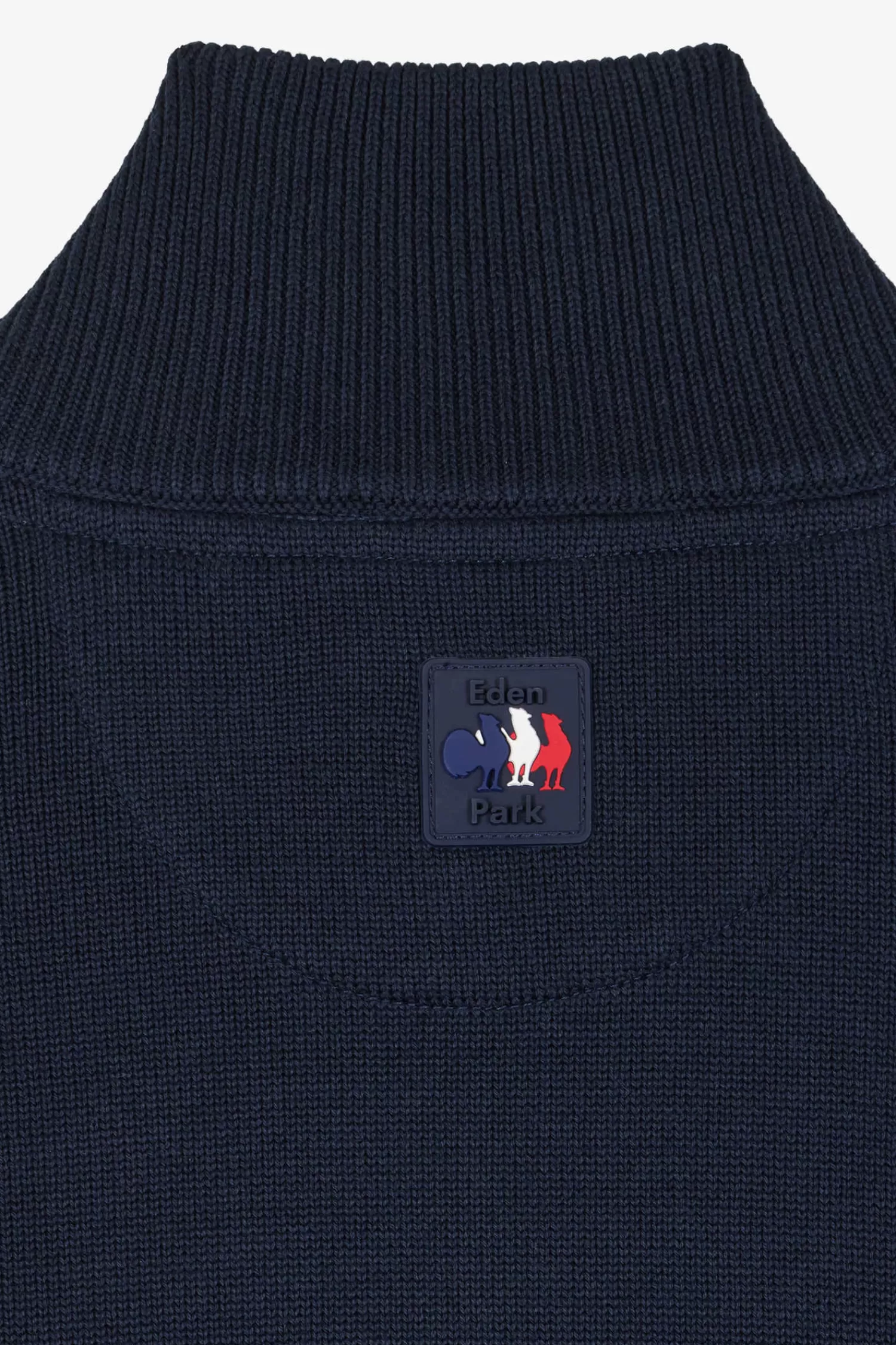regular_xv_de_france_navy_blue_cotton_zipped_cardigan_with_tricolour_details_8.webp Eden Park Regular XV de France navy blue cotton zipped cardigan with tricolour details< Cardigans