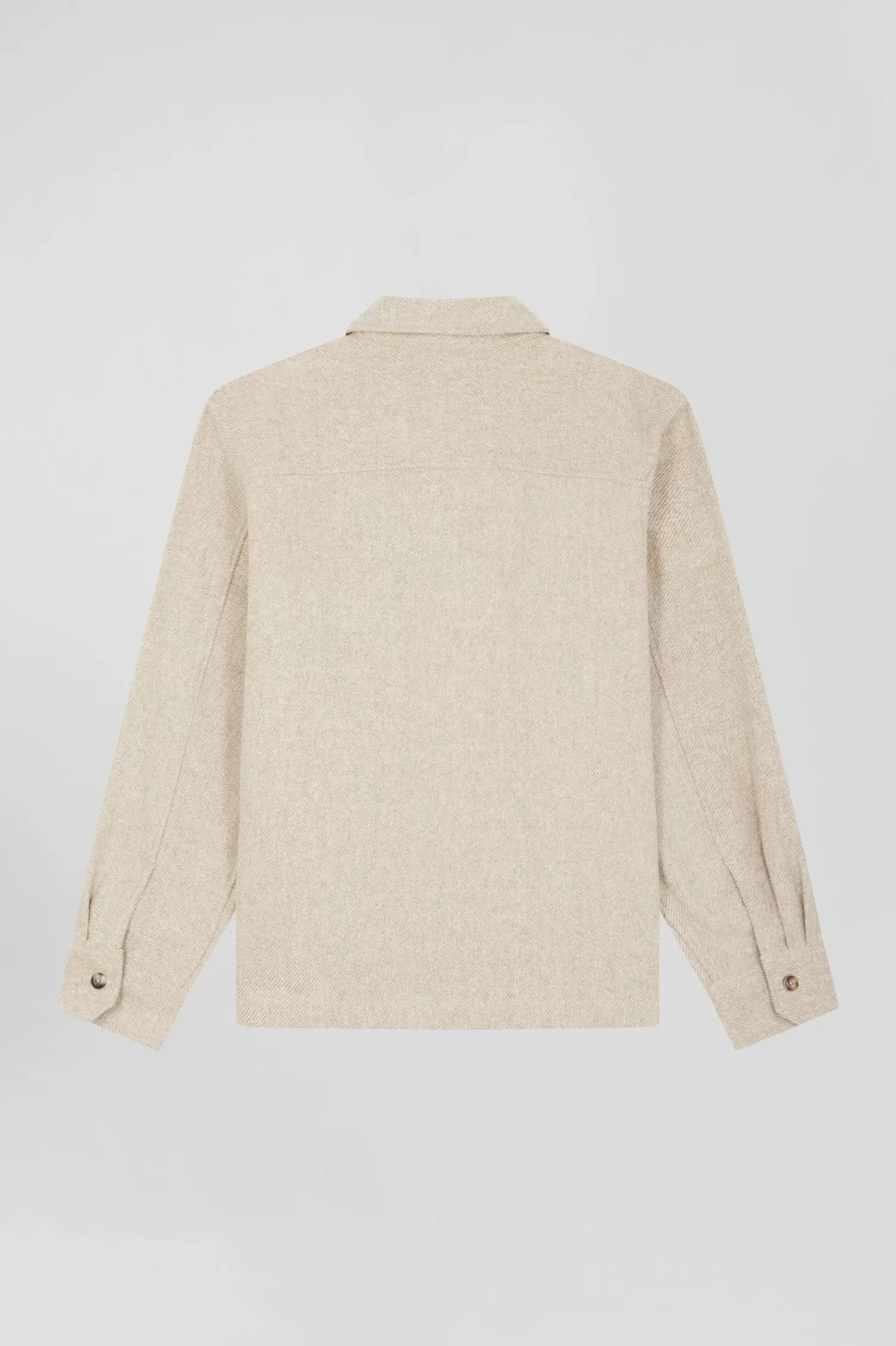 relax_beige_mixed_cotton_overshirt_with_patch_pockets_3.webp Eden Park Relax beige mixed cotton overshirt with patch pockets<Women Shirts | Shirts