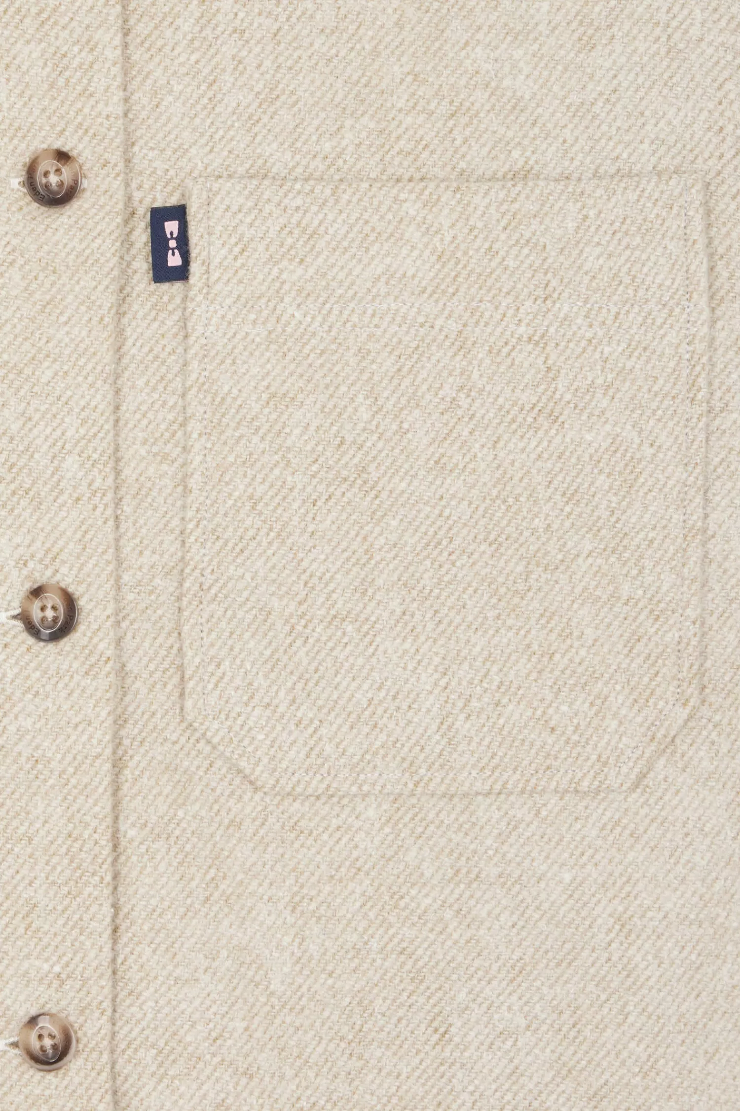 relax_beige_mixed_cotton_overshirt_with_patch_pockets_7.webp Eden Park Relax beige mixed cotton overshirt with patch pockets<Women Shirts | Shirts