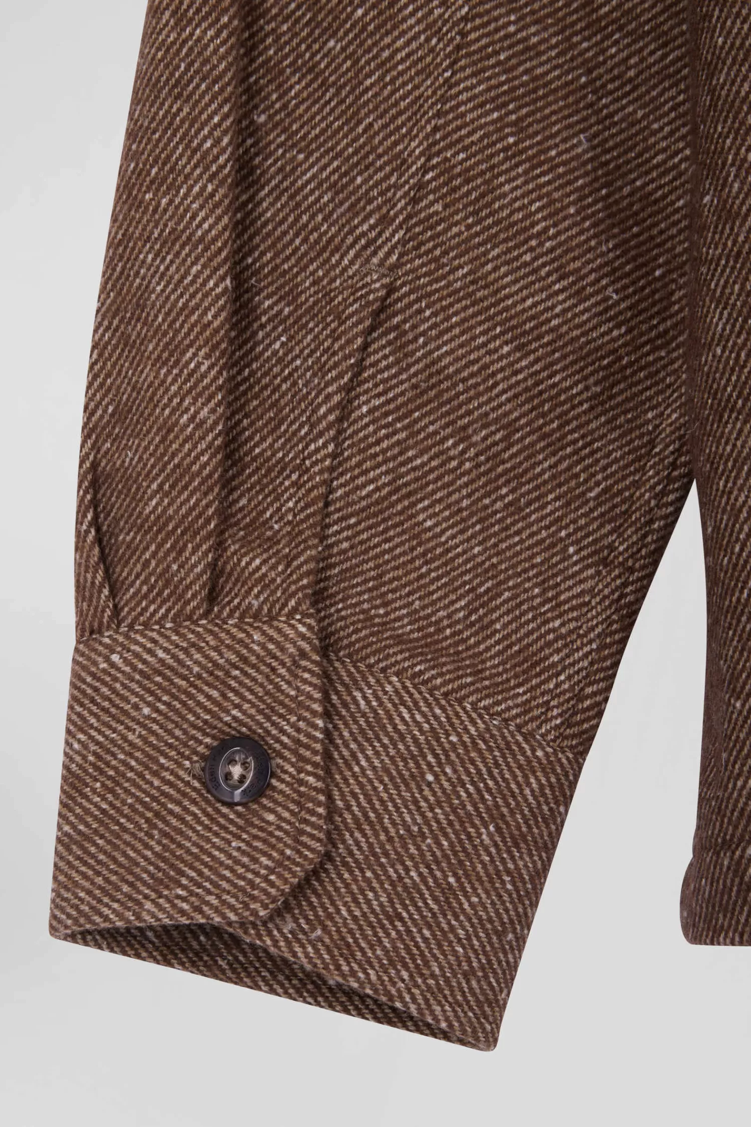 relax_brown_mixed_cotton_overshirt_with_patch_pockets_6.webp Eden Park Relax brown mixed cotton overshirt with patch pockets<Women Shirts | Shirts