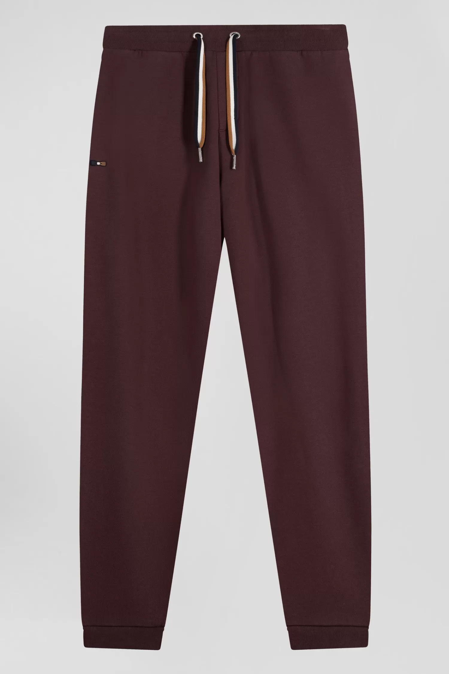 Eden Park Relax burgundy brushed fleece jogging bottoms< Pants