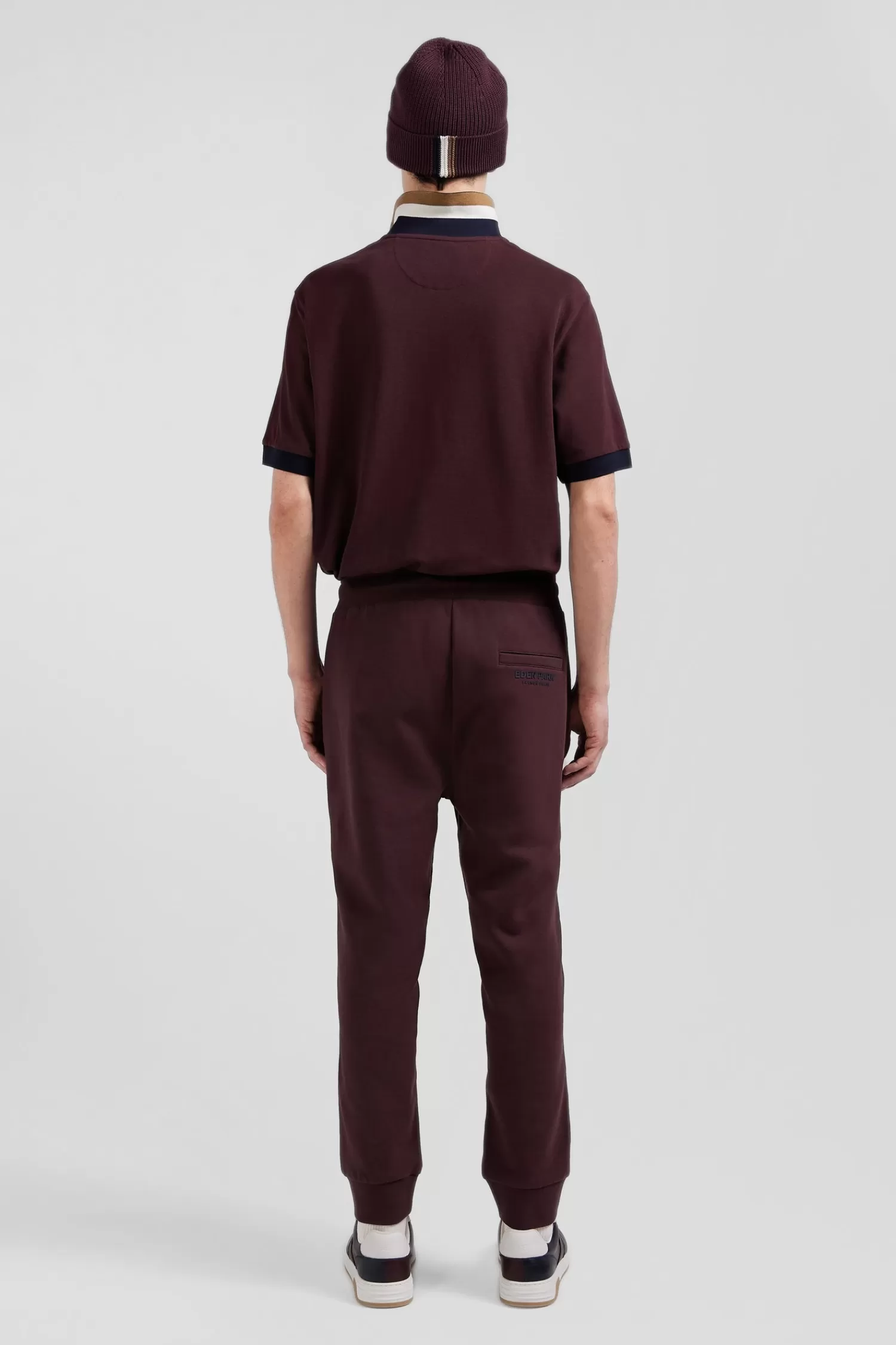 relax_burgundy_brushed_fleece_jogging_bottoms_5.webp Eden Park Relax burgundy brushed fleece jogging bottoms< Pants