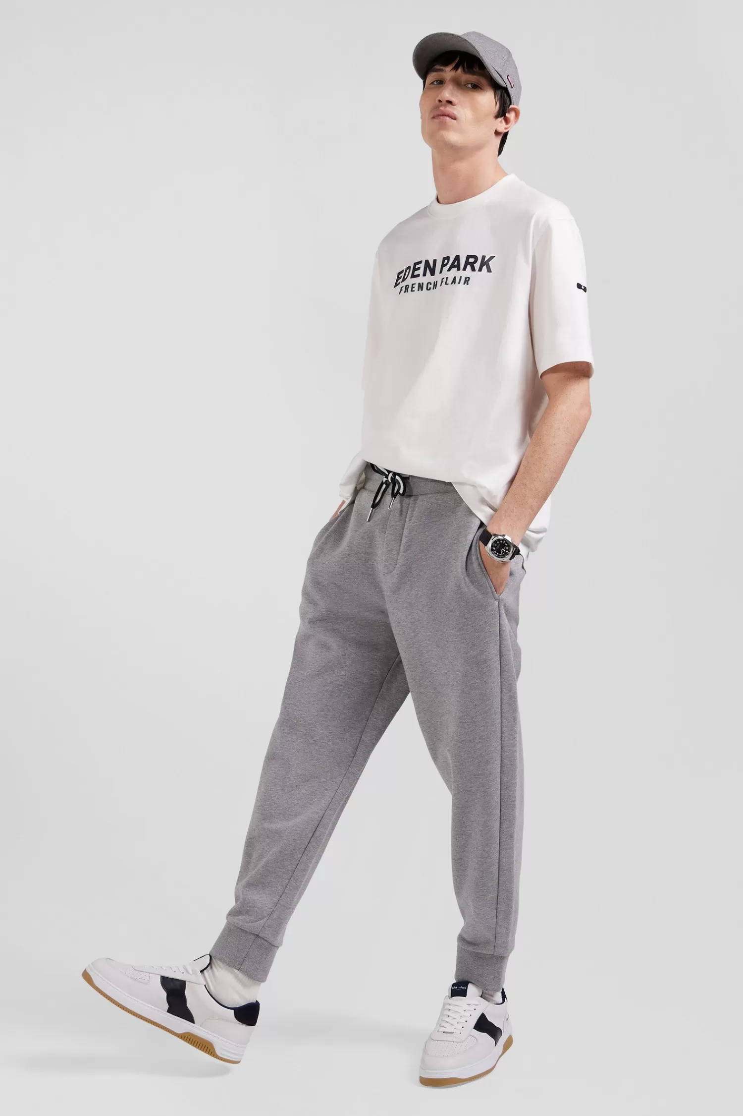 relax_grey_brushed_fleece_jogging_bottoms_2.webp Eden Park Relax grey brushed fleece jogging bottoms< Pants