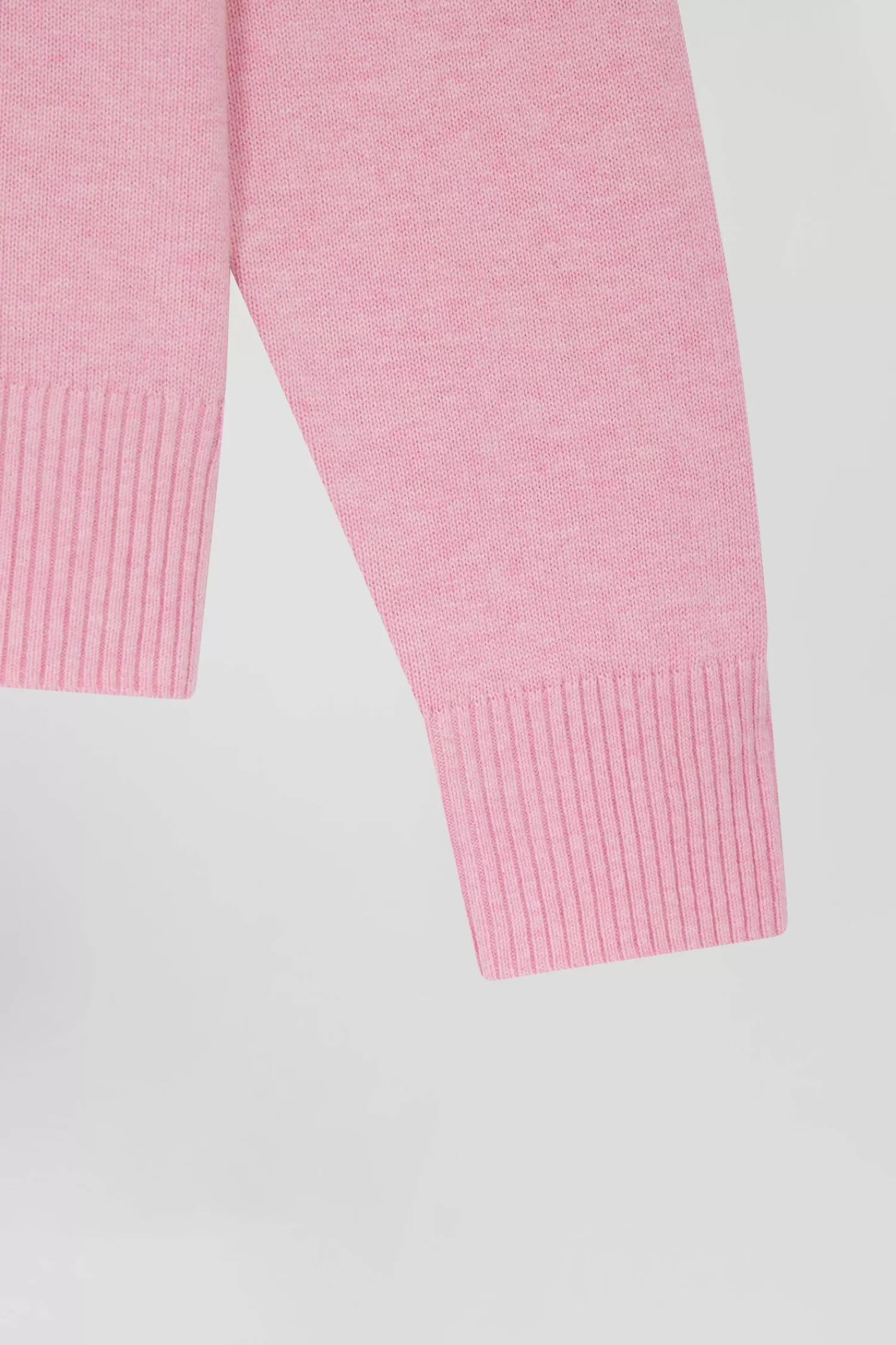 relax_pink_wool_and_cotton_crew_neck_jumper_7.webp Eden Park Relax pink wool and cotton crew neck jumper<Women Sweaters