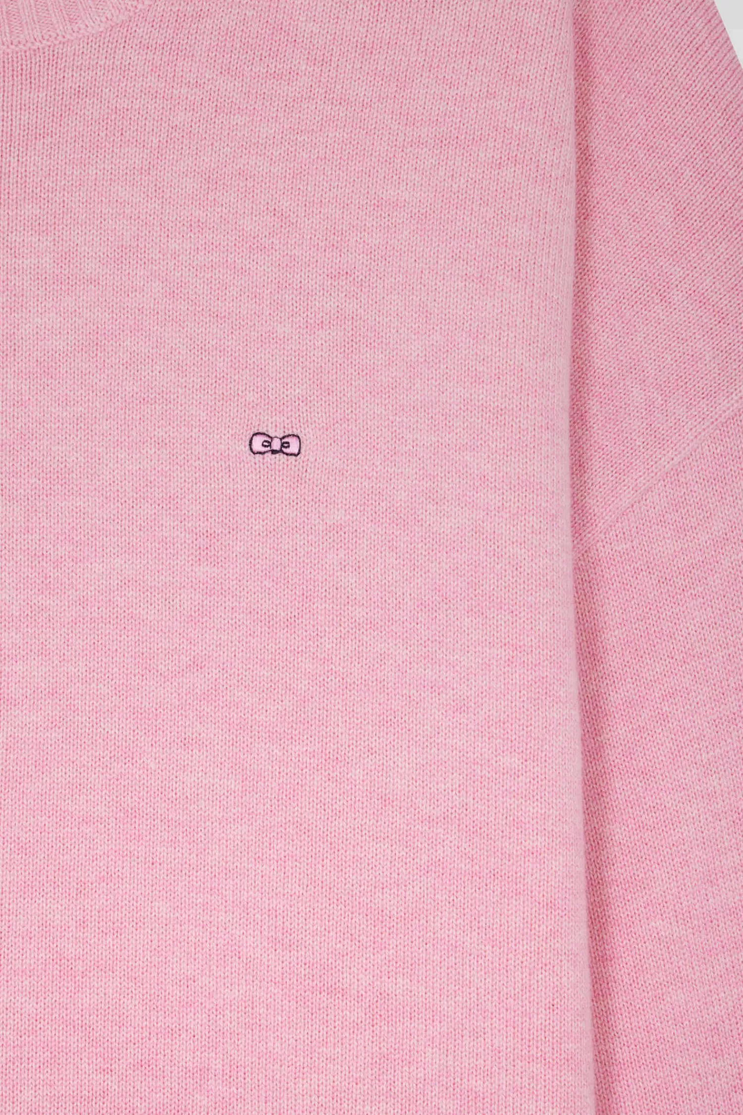 relax_pink_wool_and_cotton_crew_neck_jumper_8.webp Eden Park Relax pink wool and cotton crew neck jumper<Women Sweaters