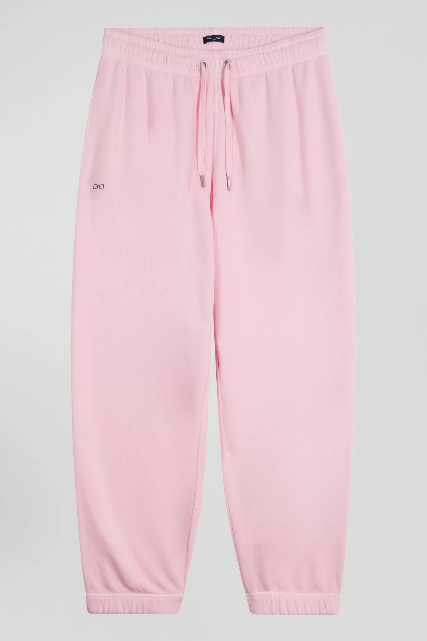 relax_unisex_pink_brushed_cotton_fleece_jogging_bottoms_2.webp Eden Park Relax unisex pink brushed cotton fleece jogging bottoms<Women Pants | Pants