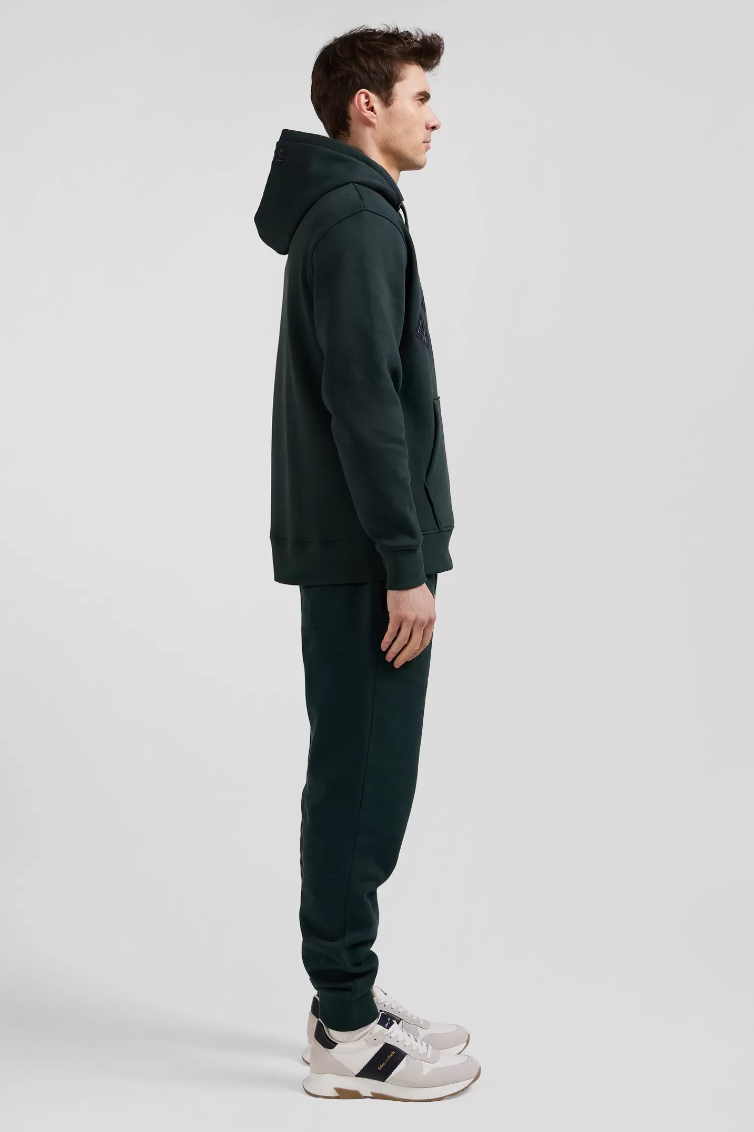 relaxed_green_cotton_blend_hoodie_4.webp Eden Park Relaxed green cotton blend hoodie< Sweatshirts