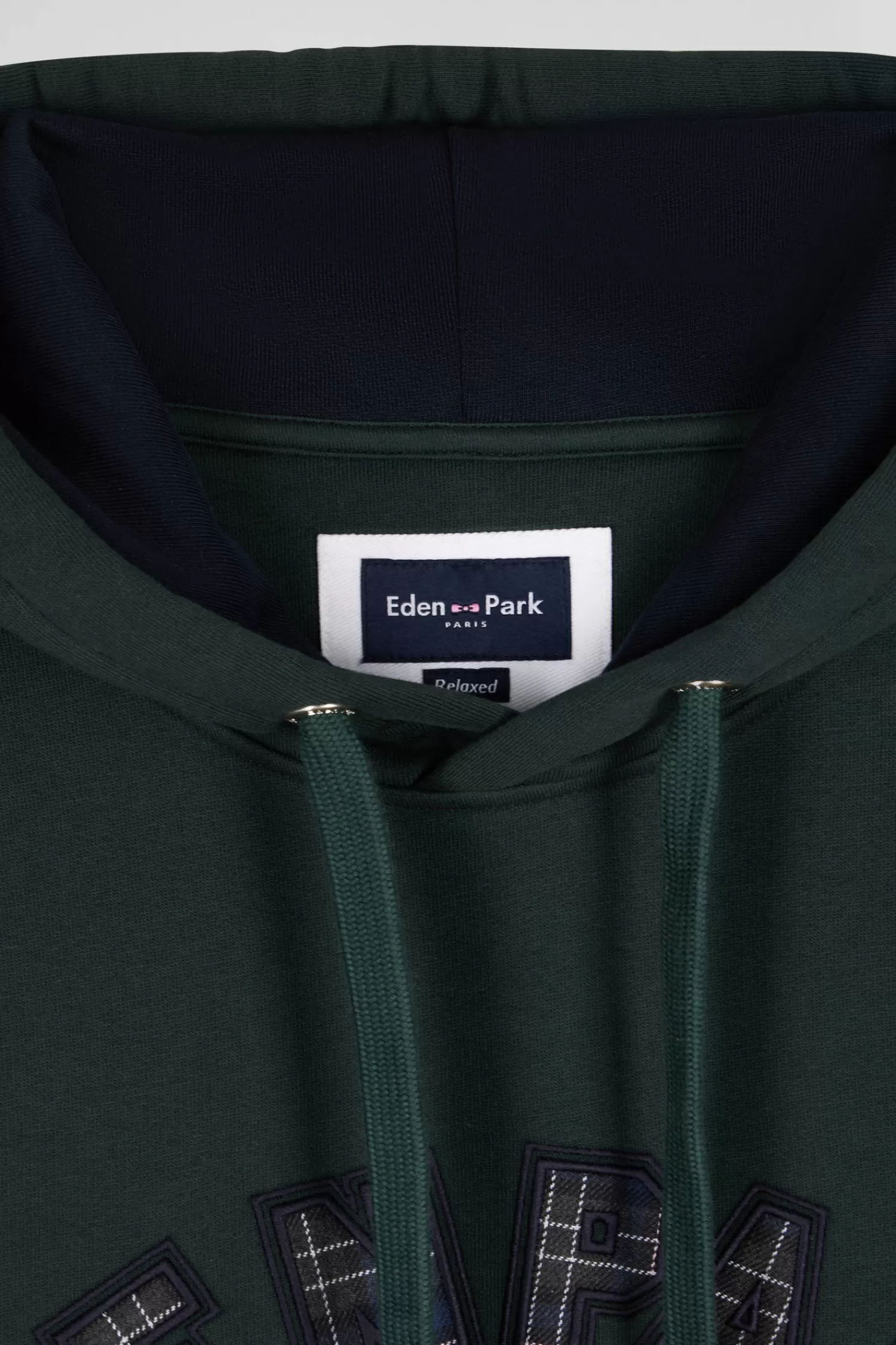 relaxed_green_cotton_blend_hoodie_6.webp Eden Park Relaxed green cotton blend hoodie< Sweatshirts
