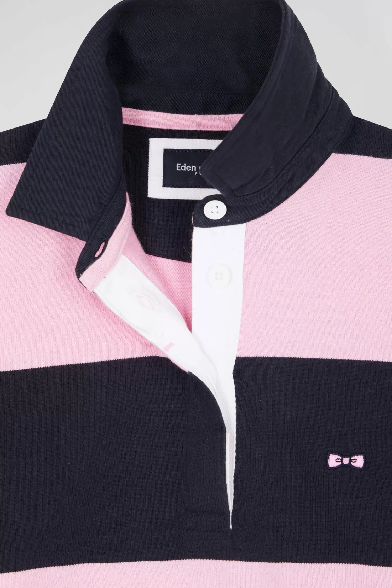 relaxed_navy_and_pink_striped_longsleeved_cotton_rugby_shirt_6.webp Eden Park Relaxed navy and pink striped long-sleeved cotton rugby shirt< Rugby Shirts