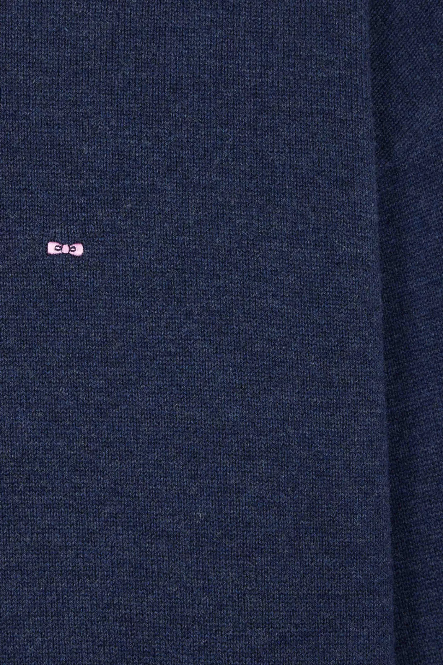 relaxed_navy_wool_and_cotton_crew_neck_jumper_7.webp Eden Park Relaxed navy wool and cotton crew neck jumper<Women Sweaters