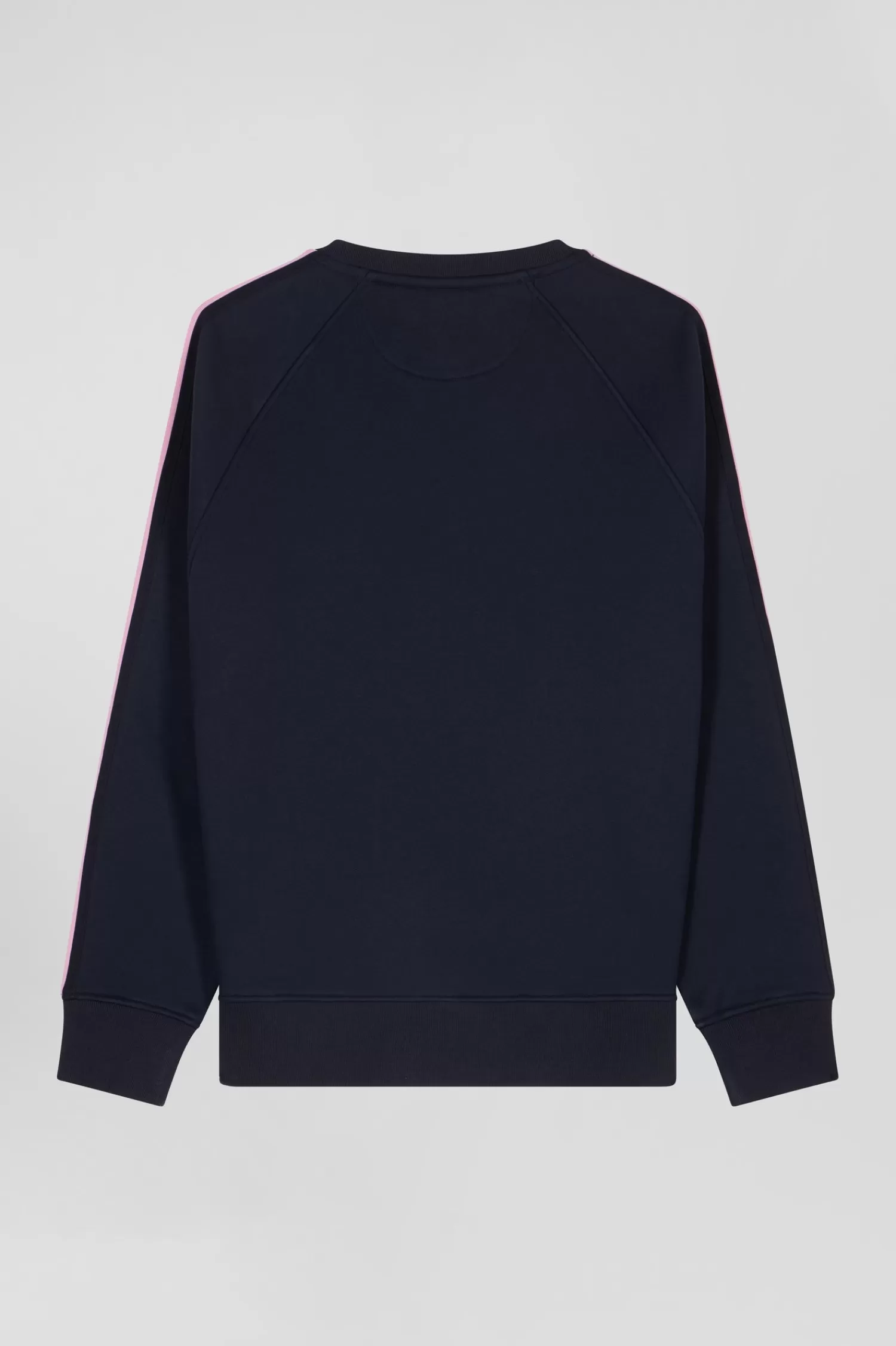 relaxed_sky_blue_mixed_cotton_sweatshirt_with_padded_embroidery_3.webp Eden Park Relaxed sky blue mixed cotton sweatshirt with padded embroidery< Sweatshirts