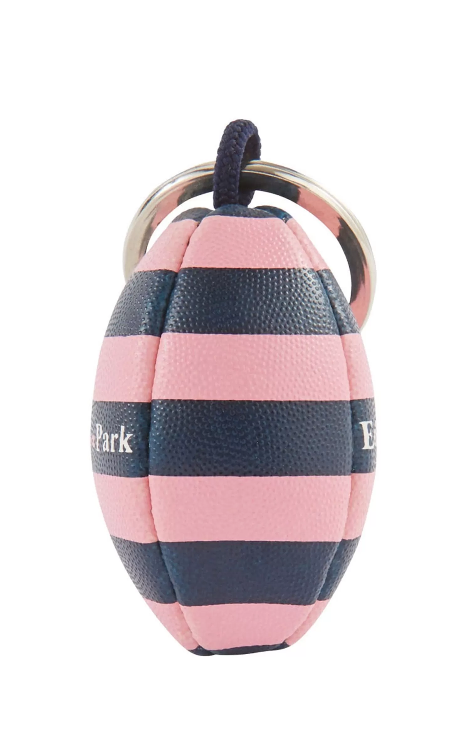 Eden Park Rugby-striped rubber ball key ring< Key Chains