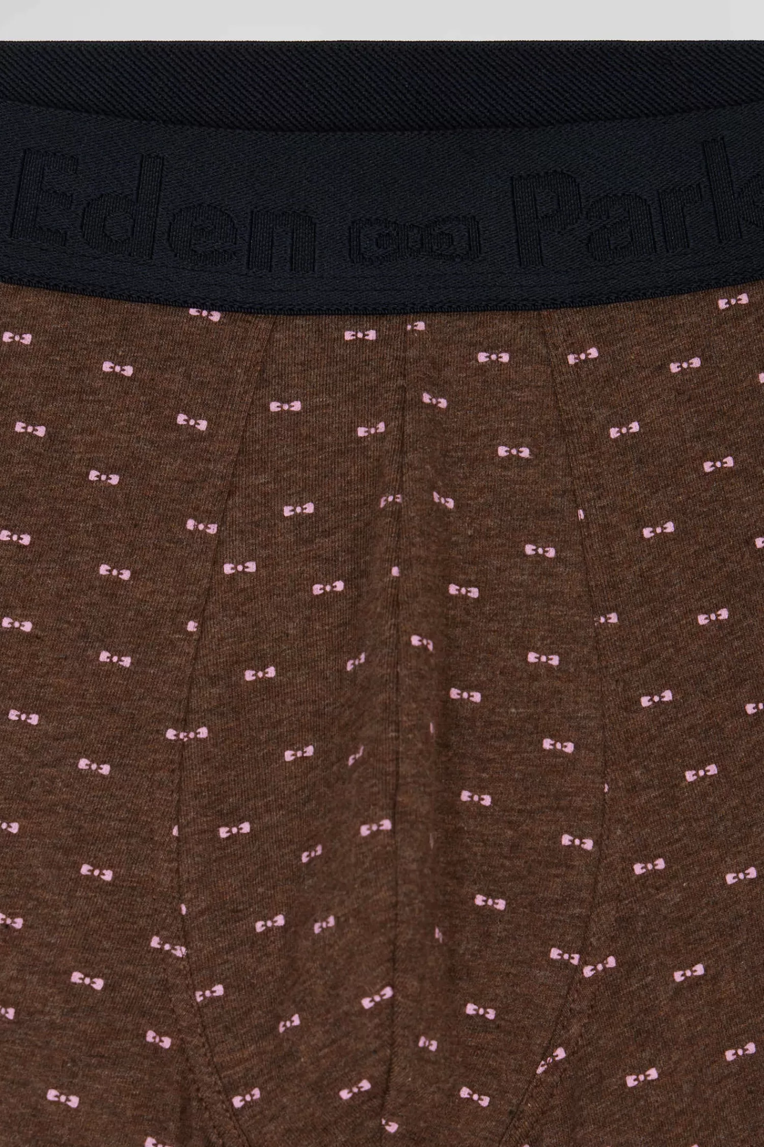 set_of__brown_solid_and_micro_pattern_stretch_cotton_boxers_6.webp Eden Park Set of 2 brown solid and micro pattern stretch cotton boxers< Underwear